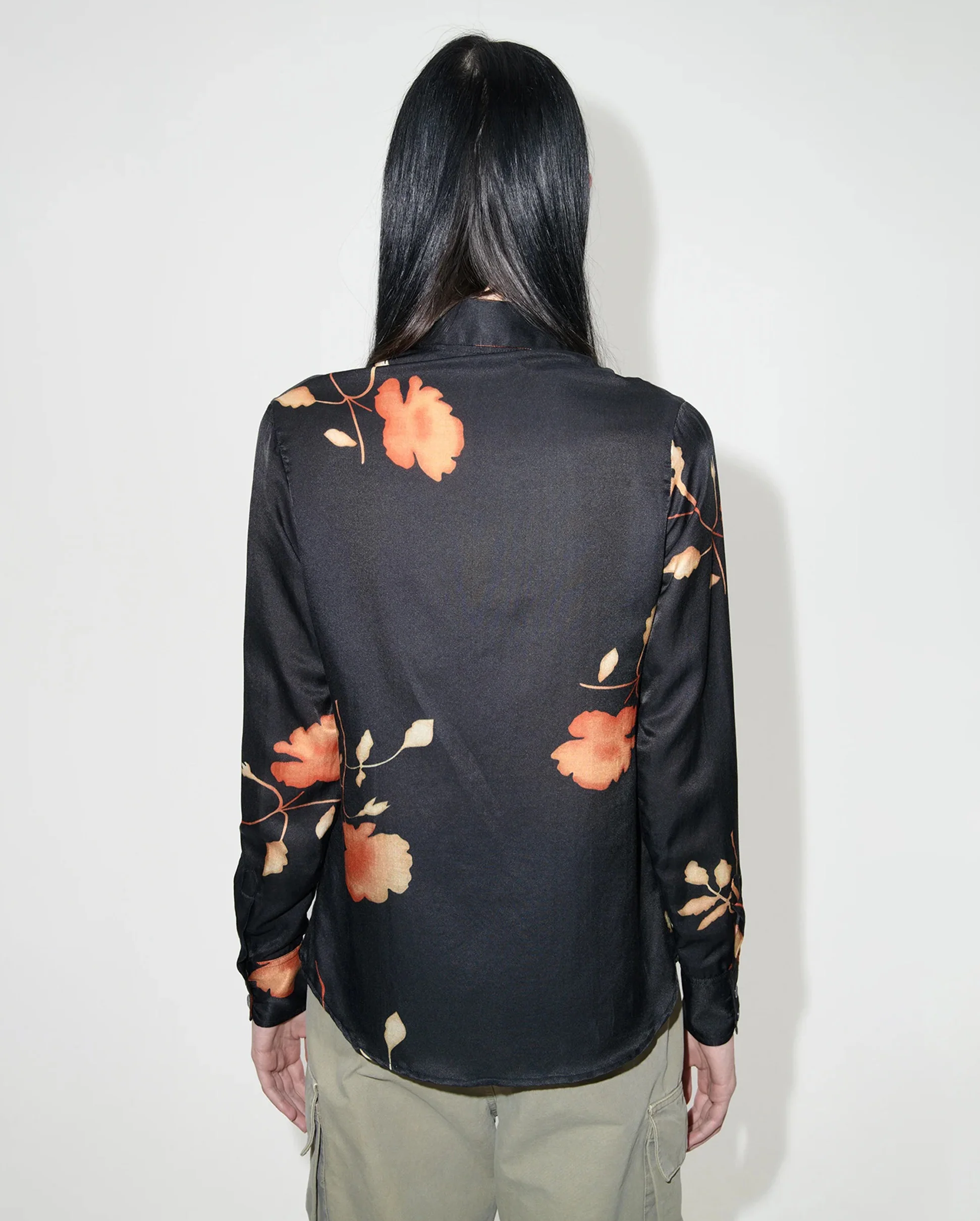 70S LINE SHIRT / NOCTURNAL FLOWER PRINT - Image 5