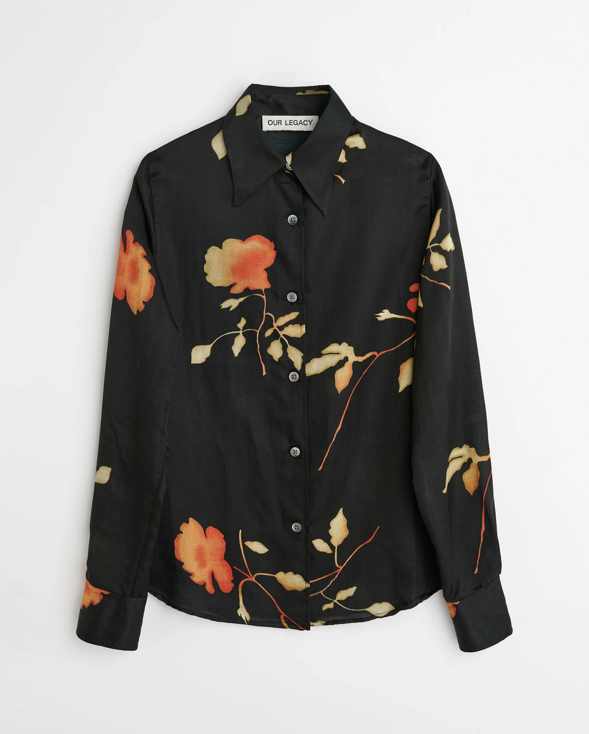 70S LINE SHIRT / NOCTURNAL FLOWER PRINT - Image 7