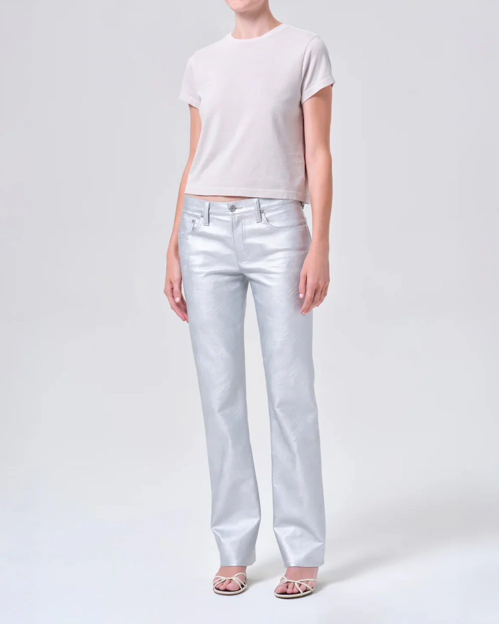 ADINE SHRUNKEN TEE / BONE - Image 4