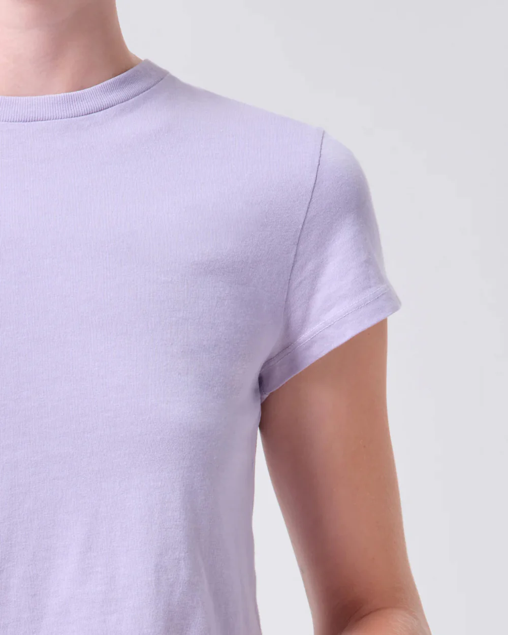 ADINE SHRUNKEN TEE / LILAC - Image 4
