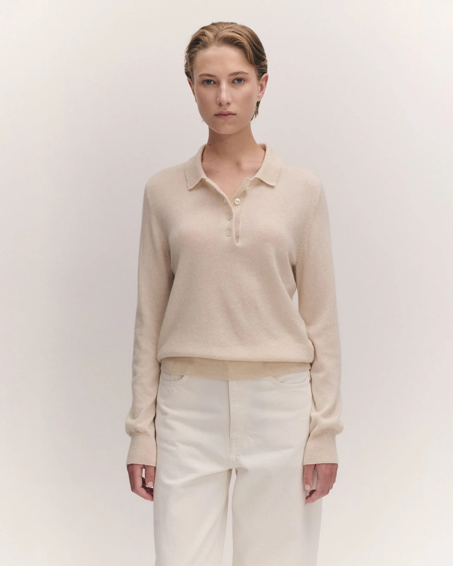 AOIFE POLO SHIRT / CANVAS - Image 4