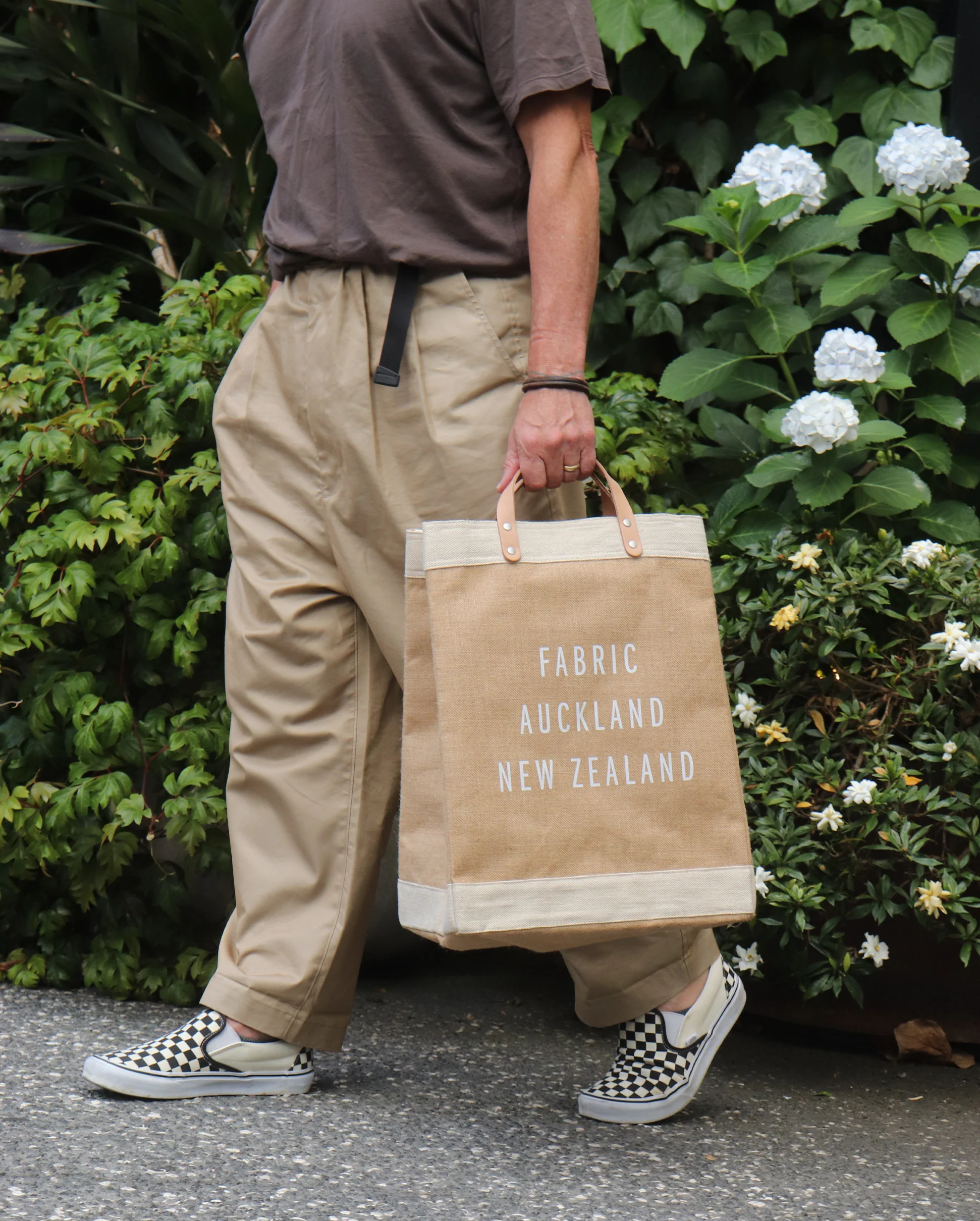 APOLIS x FABRIC MARKET BAG / NATURAL - Image 3
