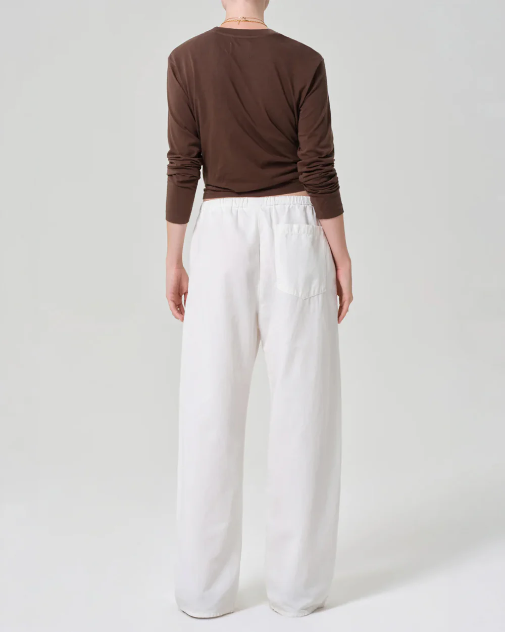 AURORA PULL ON TROUSER / CREAM - Image 5