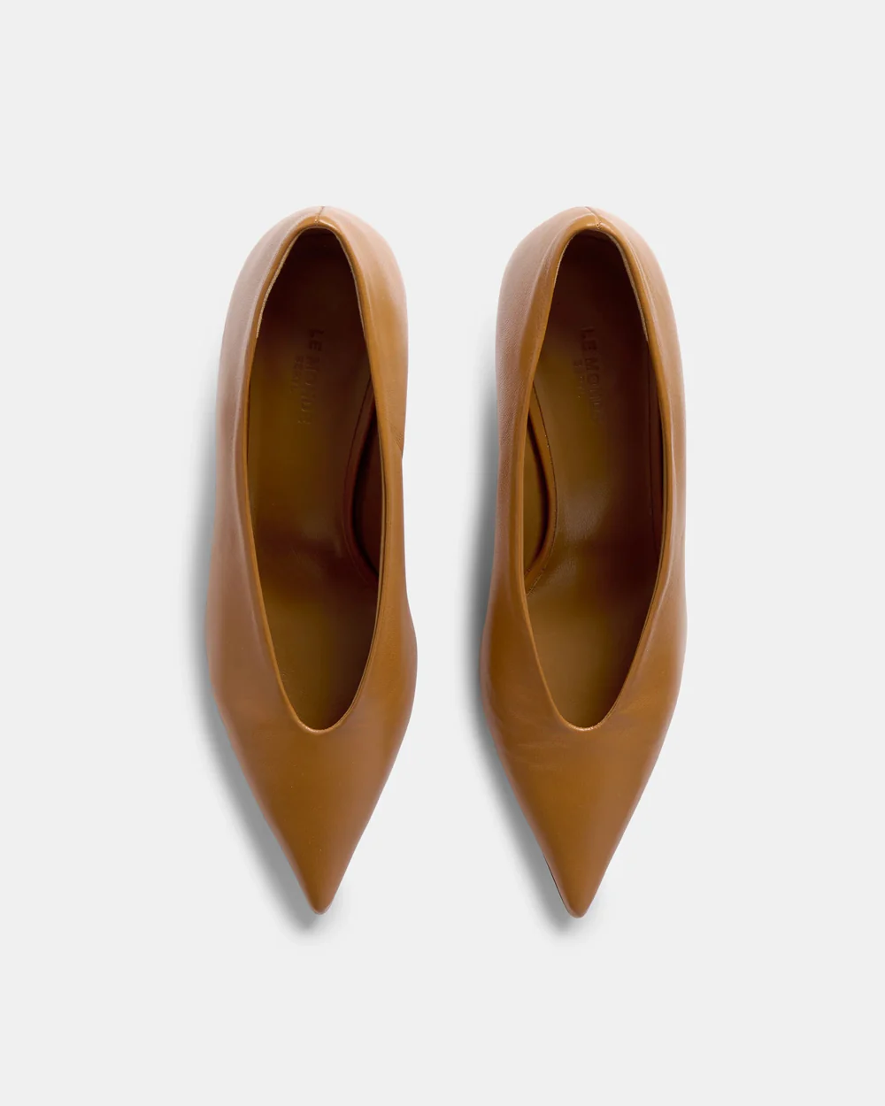 BABOUCHE KITTEN HEEL / CAMEL - Image 4