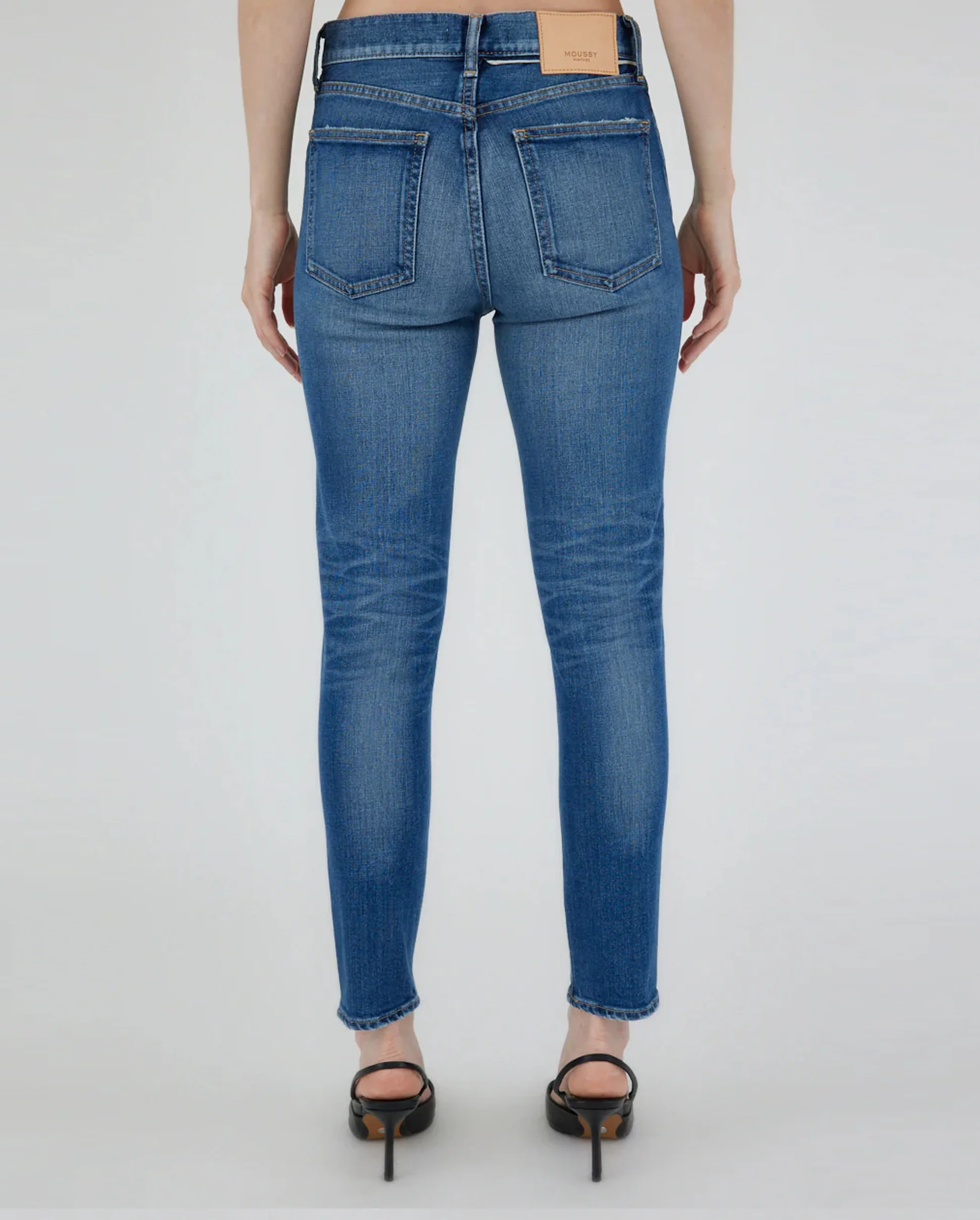 BALLENA HIGH RISE SKINNY / BLUE - Image 4