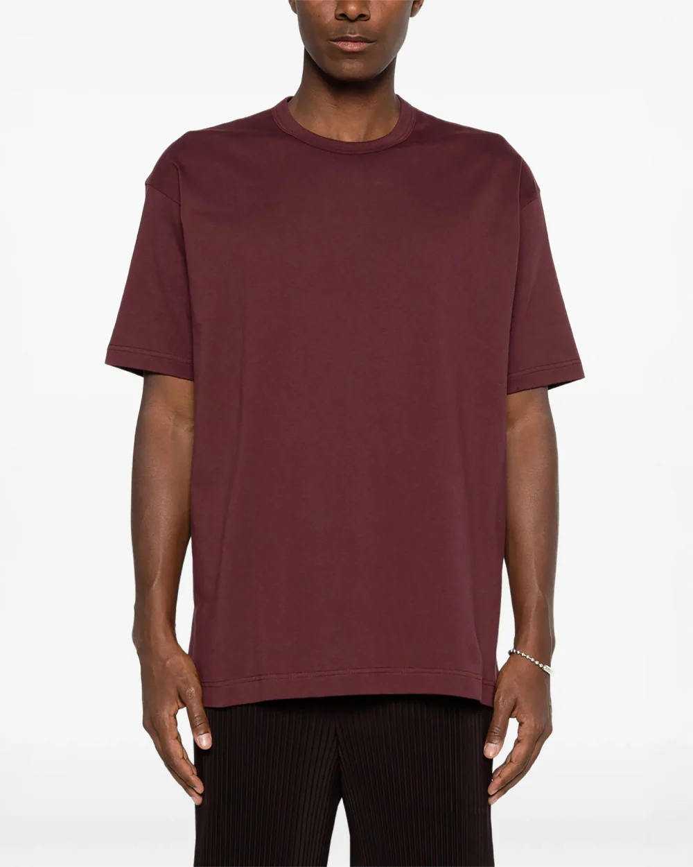 BASIC TEE T2PLA / DARK WINE - Image 2