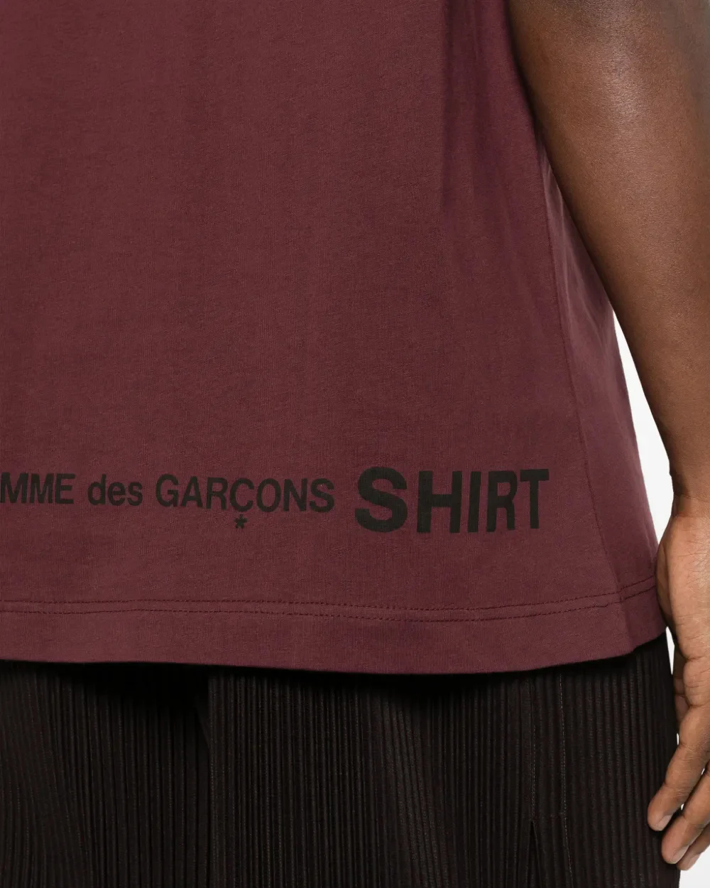 BASIC TEE T2PLA / DARK WINE - Image 3