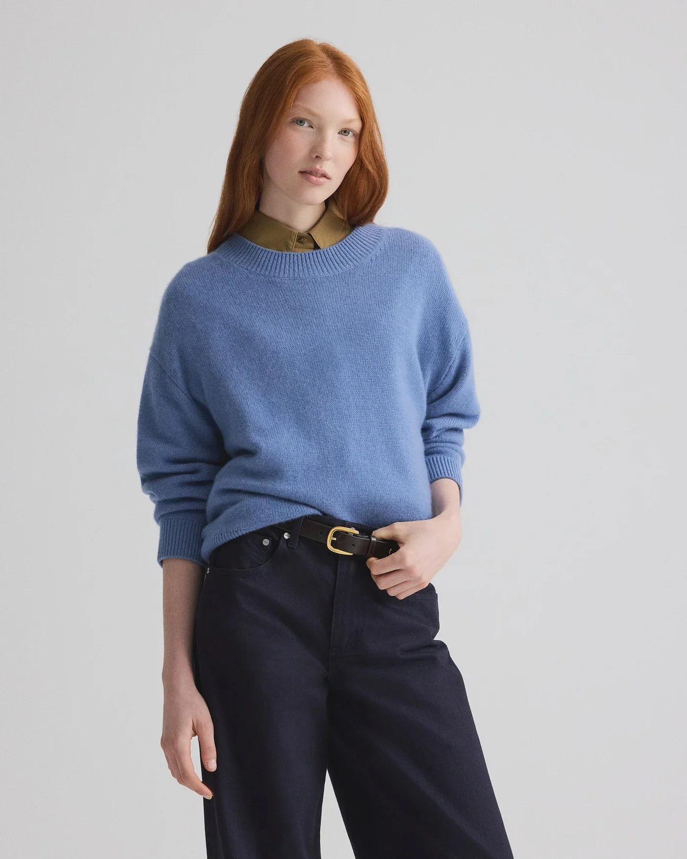BOY CREWNECK / COUNTRY BLUE