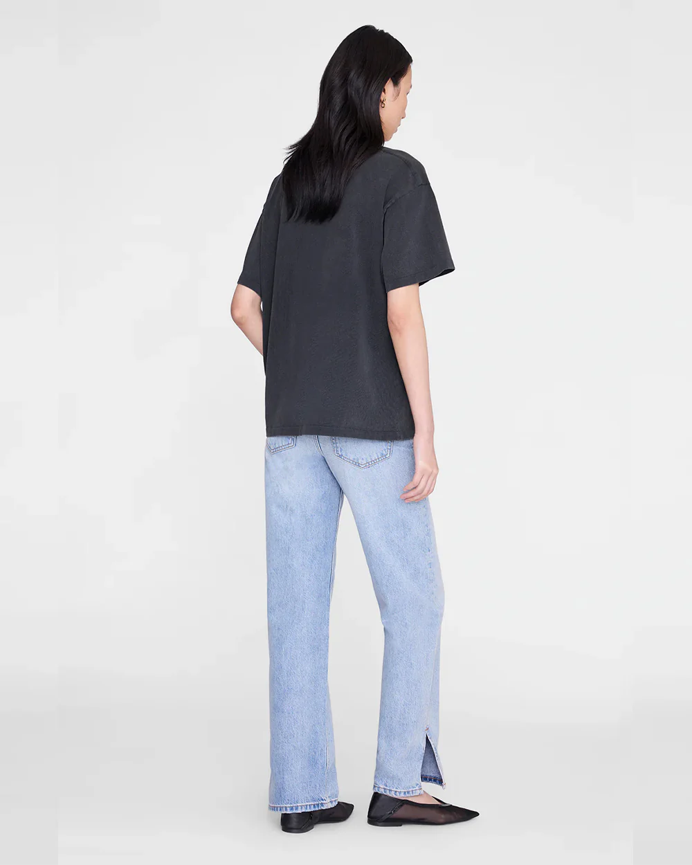 CADE TEE MELROSE STENCIL / WASHED BLACK - Image 2