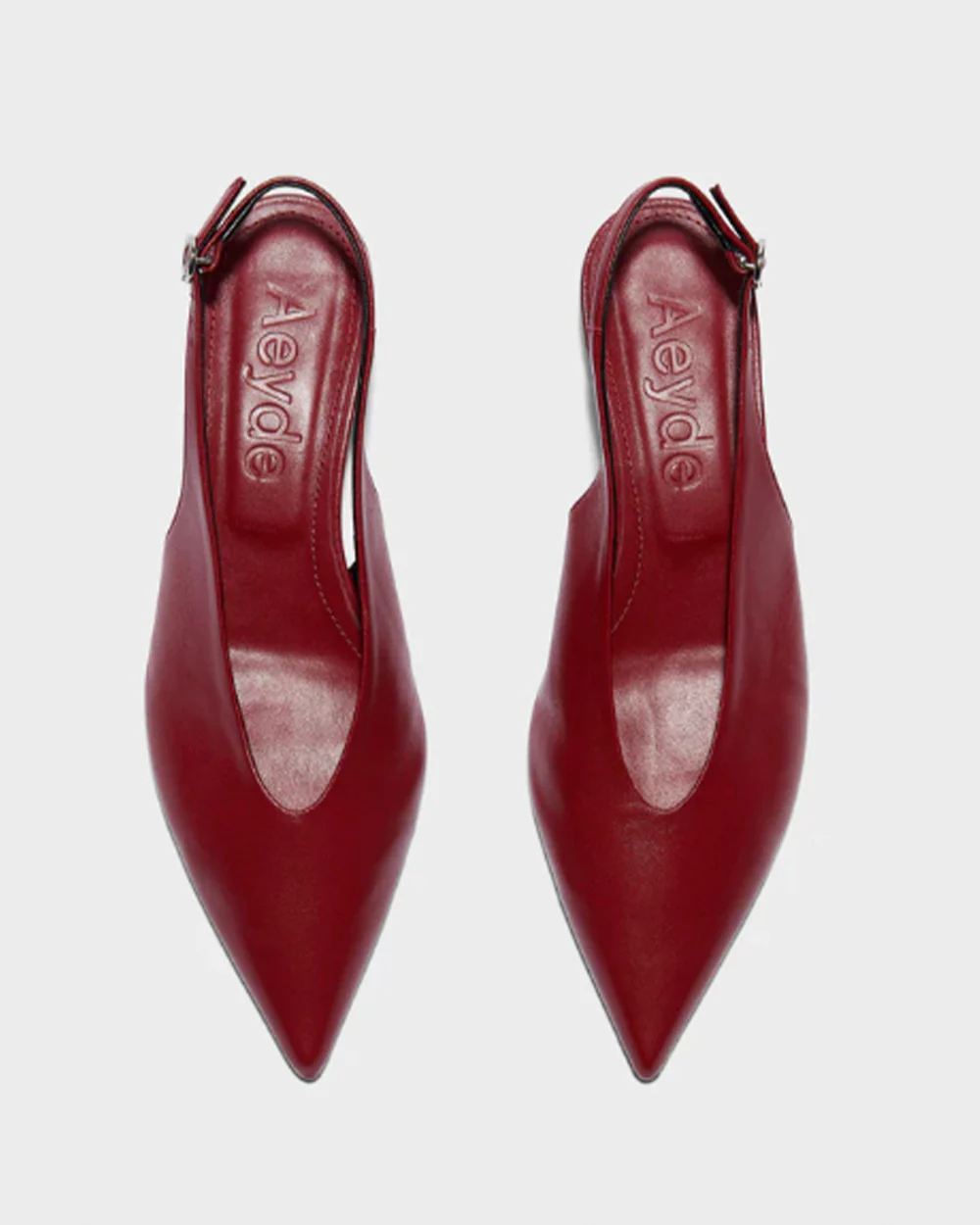 CAMILA SLINGBACK PUMPS / SCARLET - Image 3