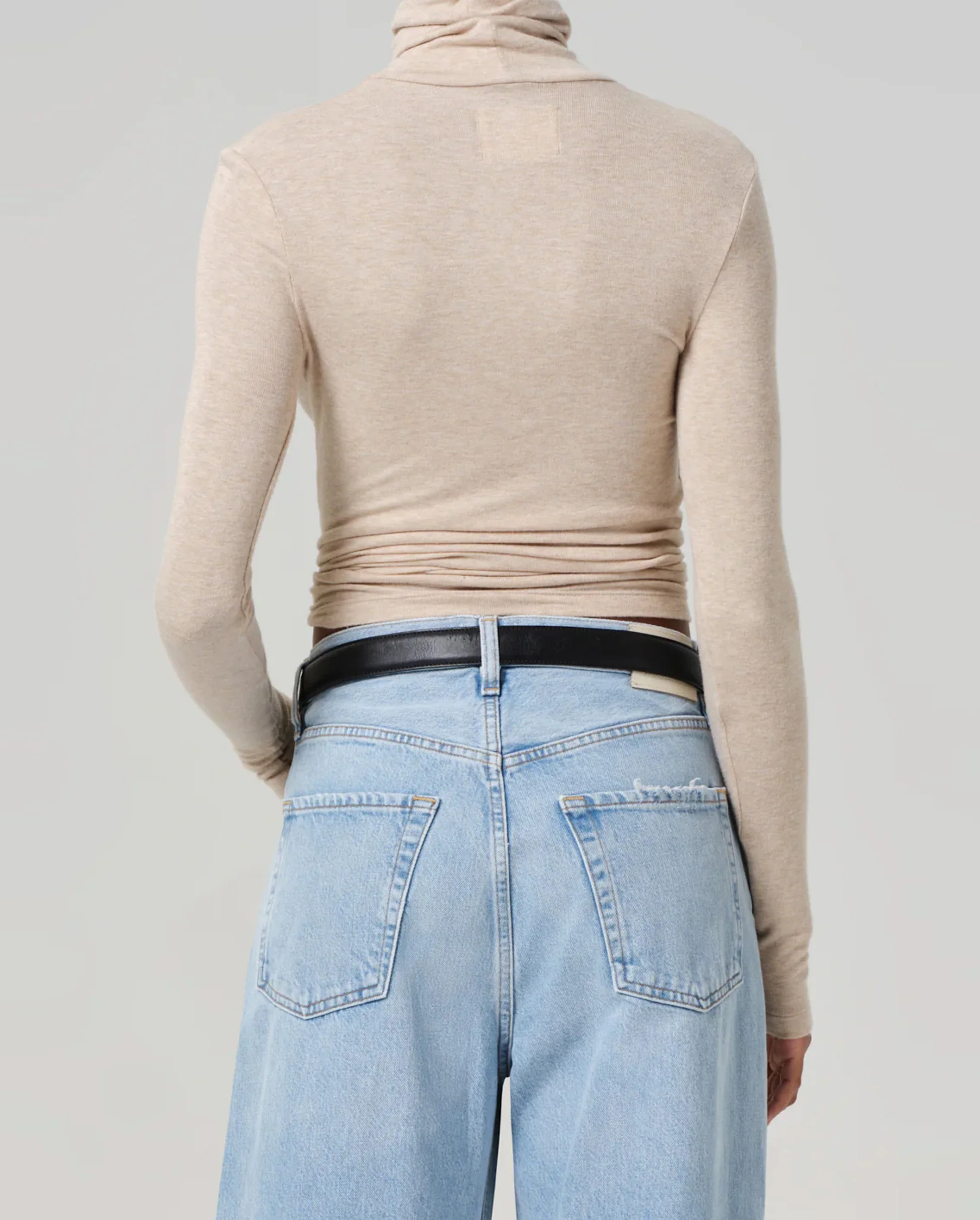 CARADENE TURTLENECK / HEATHERED ALMOND - Image 4