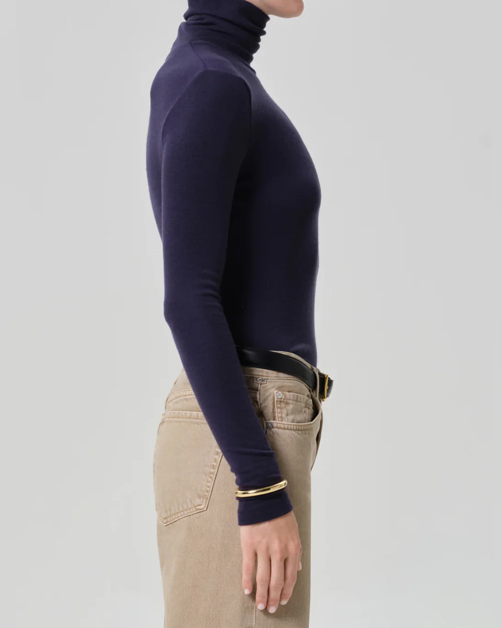 CARADENE TURTLENECK / NAVY - Image 3