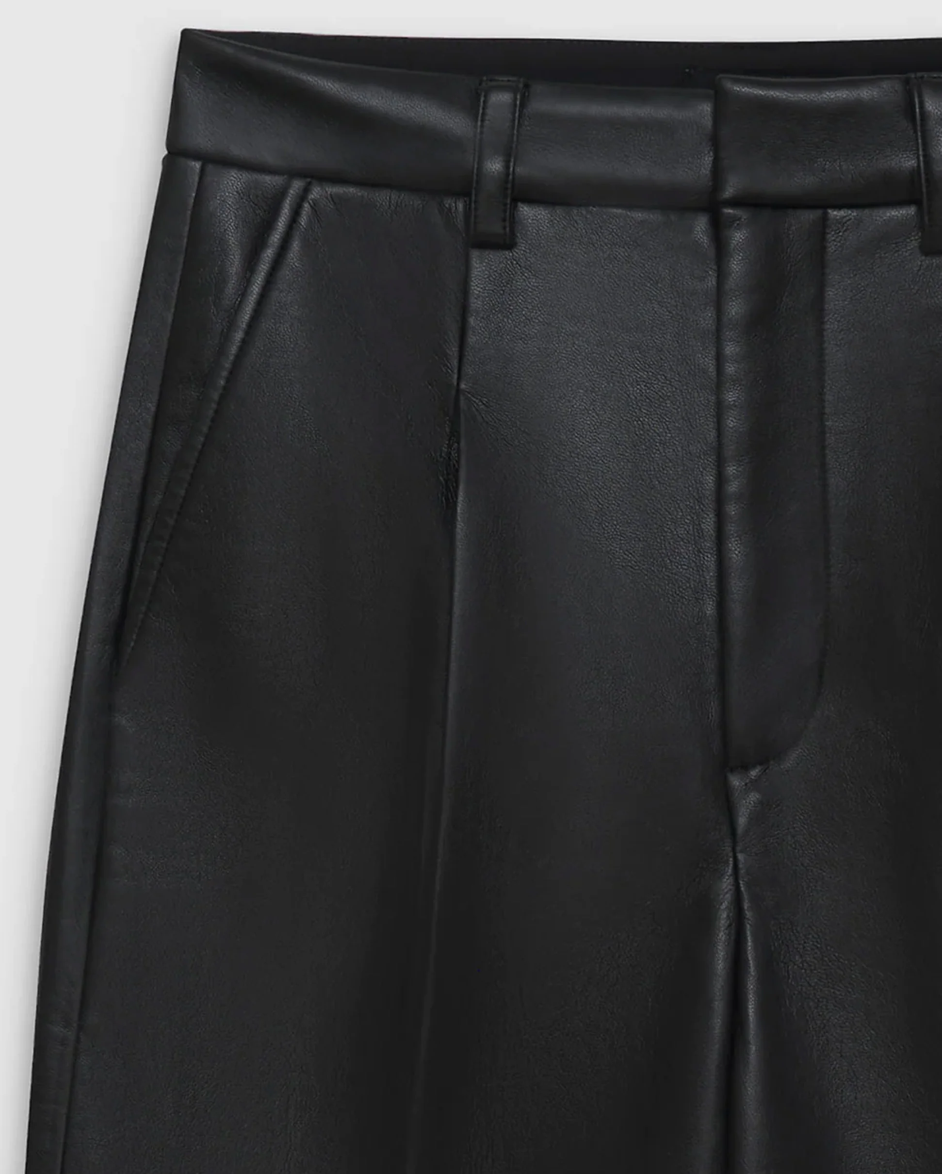 CARMEN PANT / BLACK RECYCLED LEATHER - Image 5