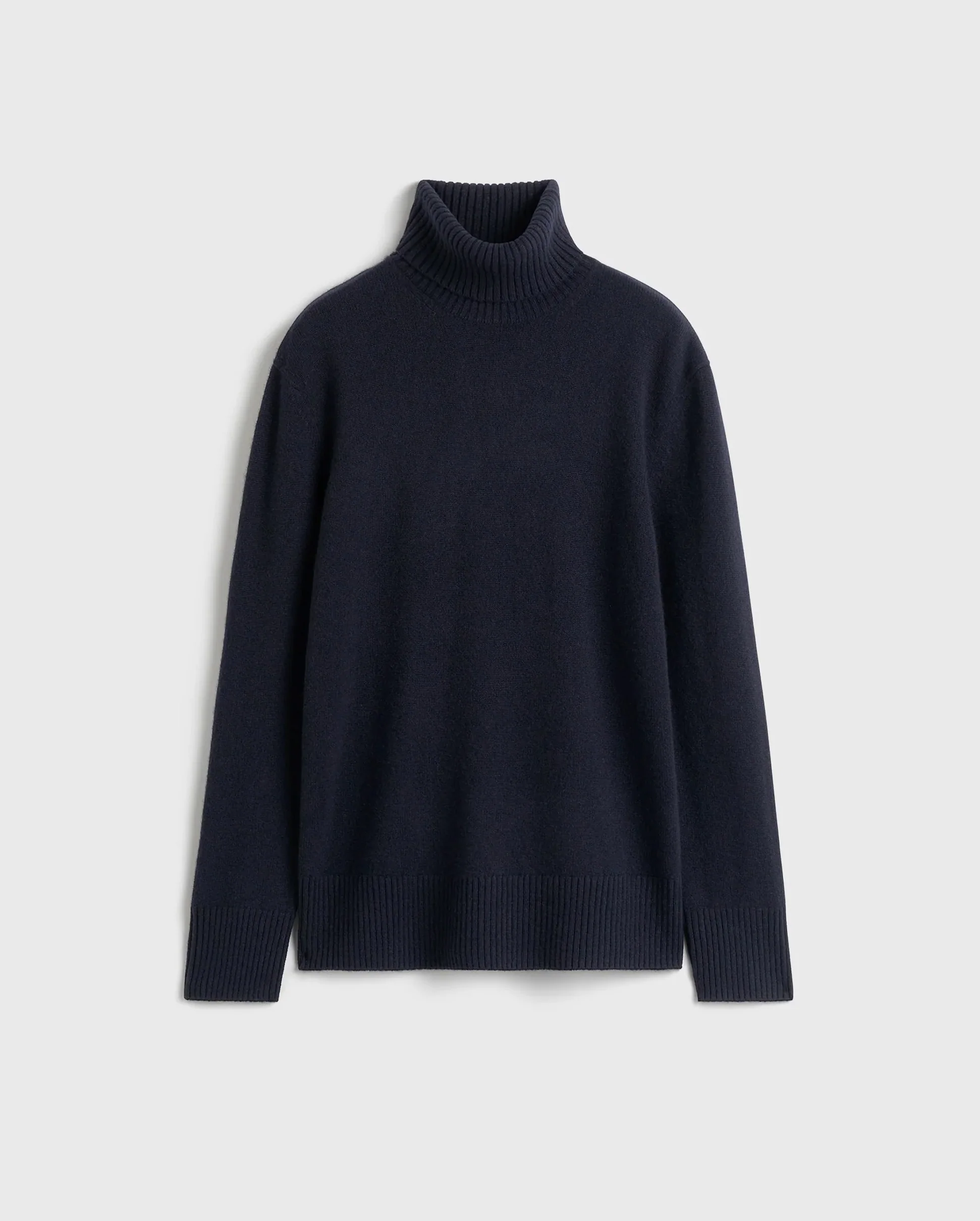 CASHMERE TURTLENECK / NAVY - Image 4
