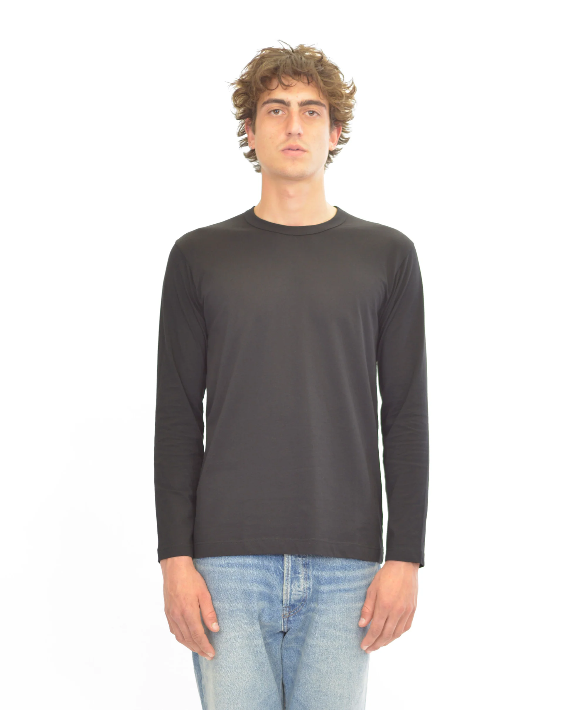 BASIC LONGSLEEVE T1PLA / BLACK - Image 2
