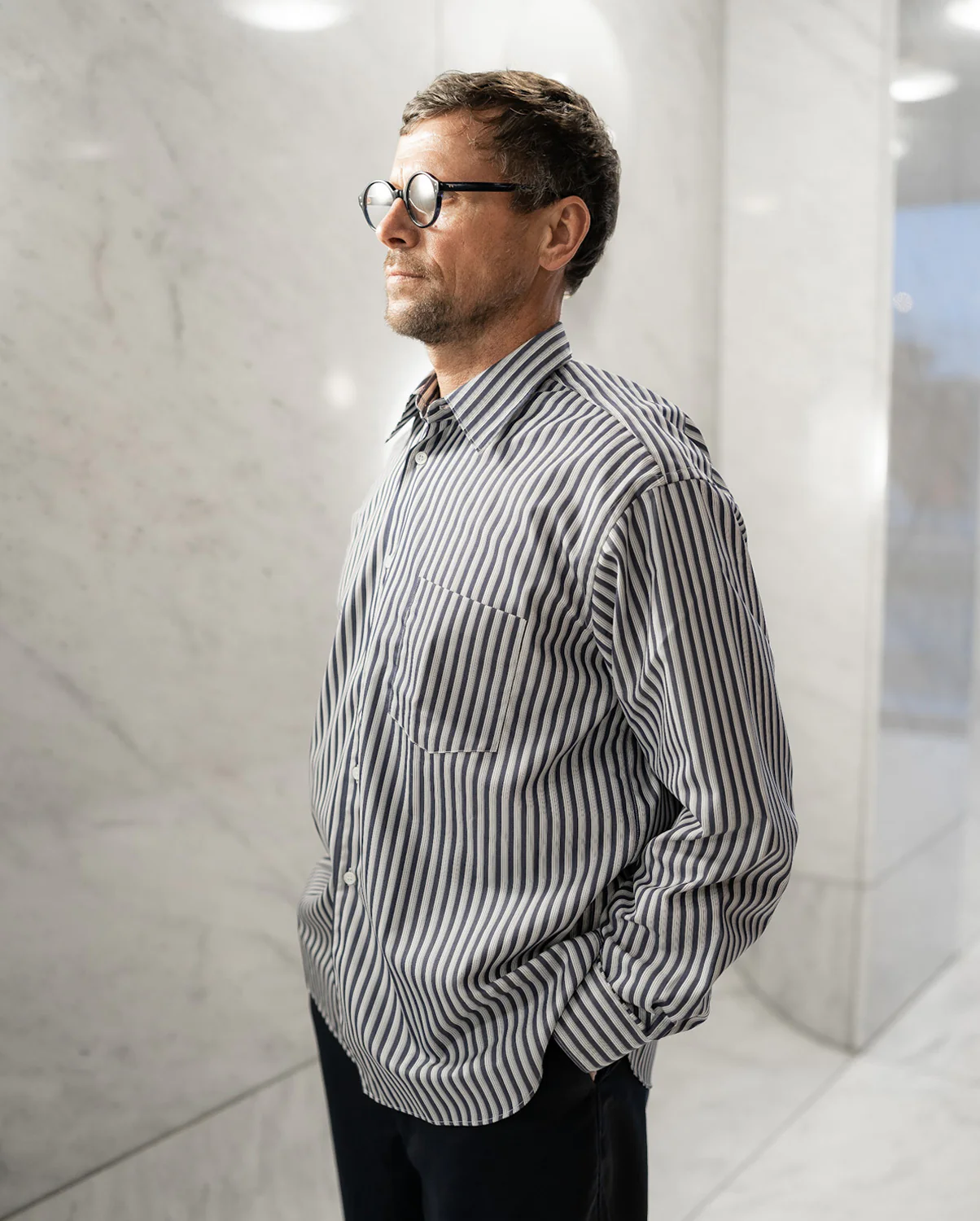 FOREVER SHIRT B220 / STRIPE 5 - Image 5