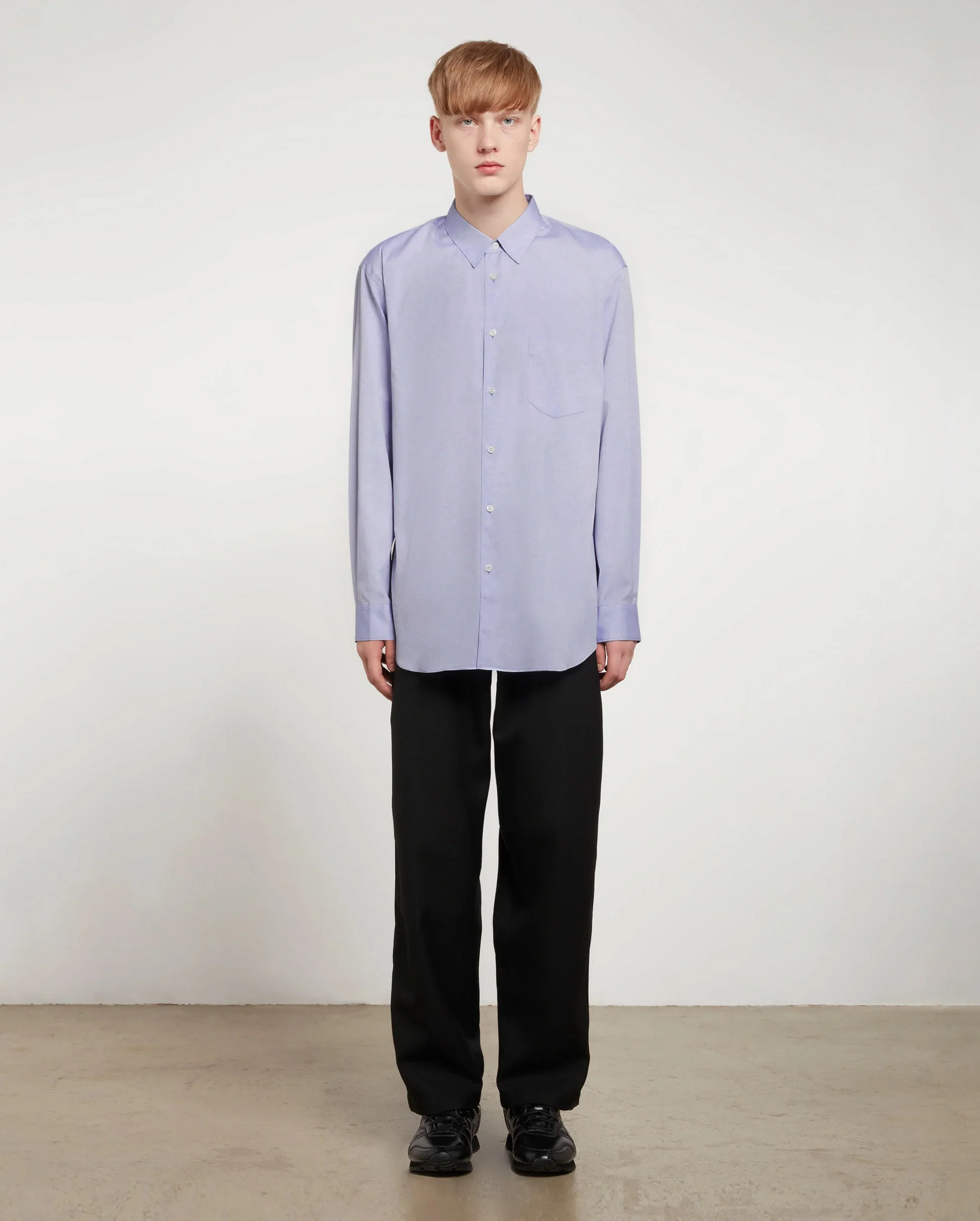 B023 OXFORD SHIRT / BLUE - Image 8