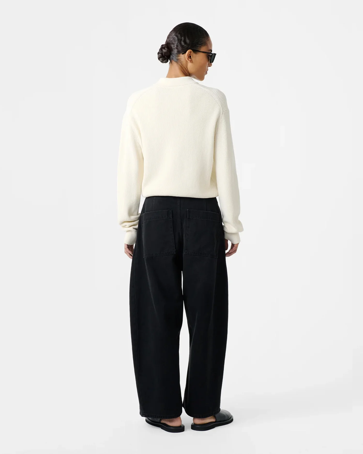 CHALCO DENIM PANT / WASHED BLACK - Image 3