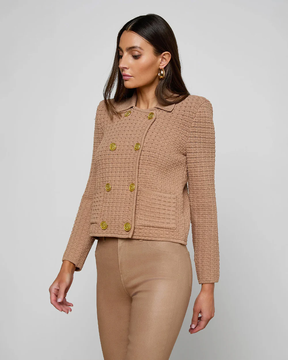 CHARLIE JACKET / CAPPUCCINO / GOLD - Image 2