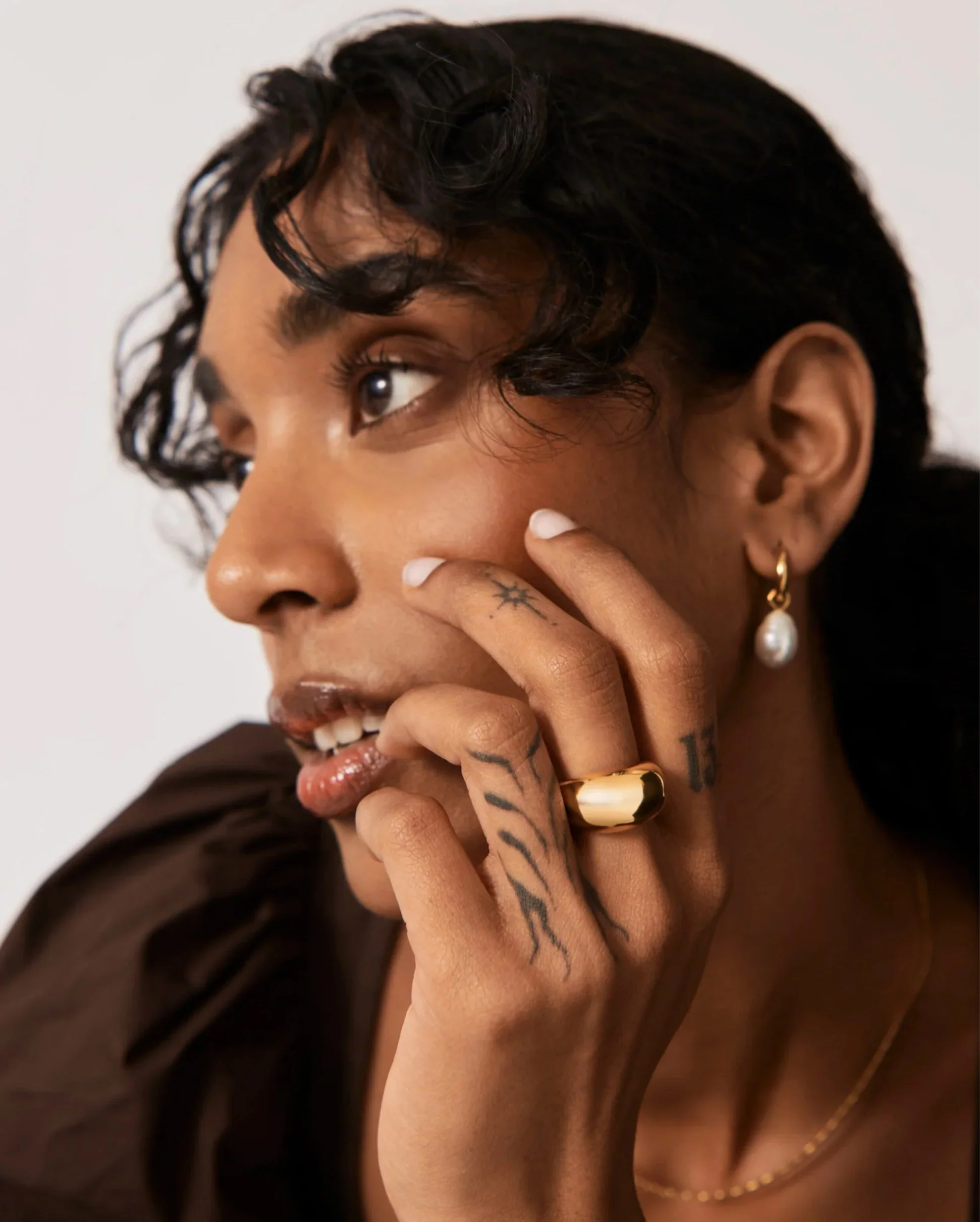 CHUBBY DOME RING / GOLD - Image 2