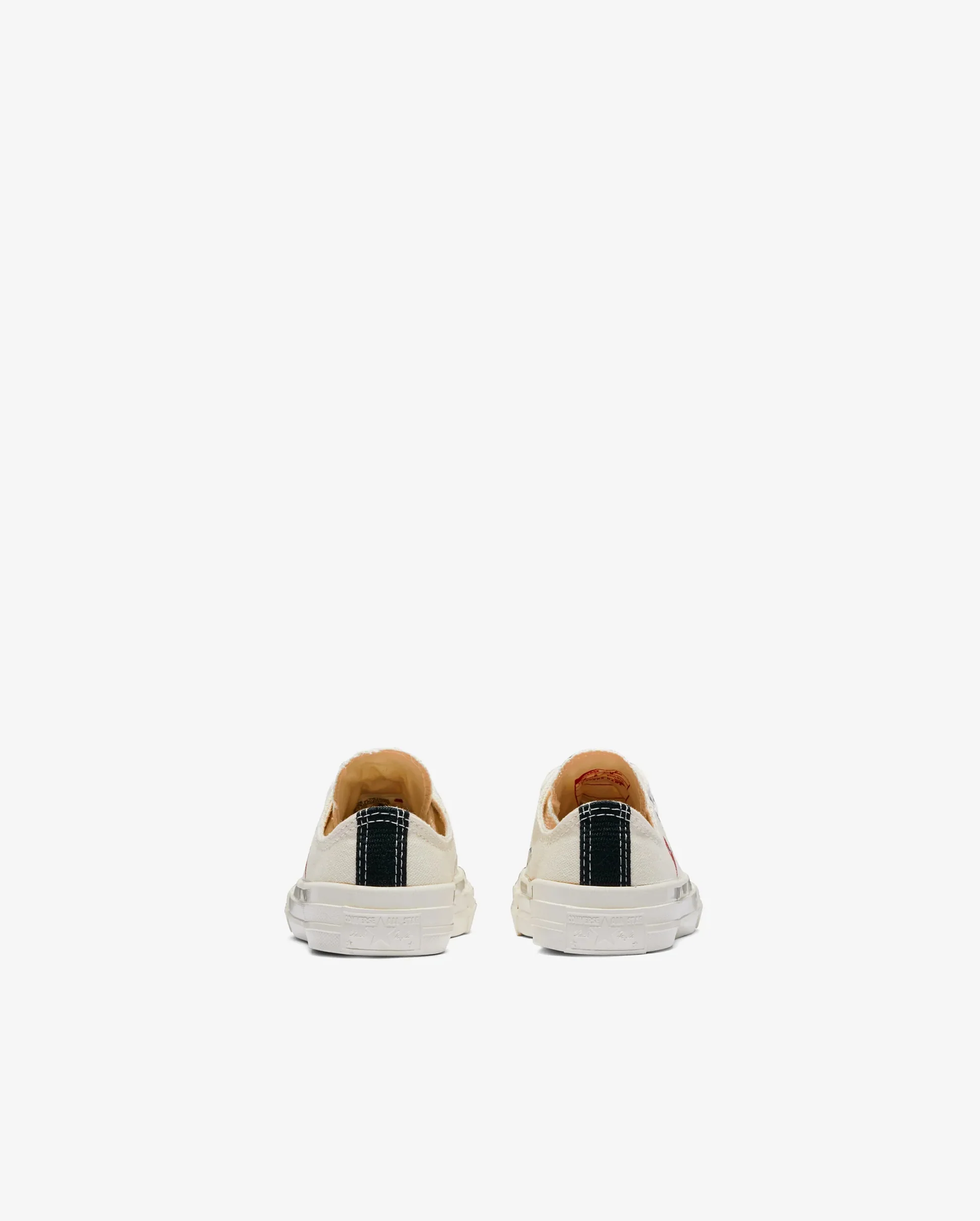 CHUCK TAYLOR KIDS SMALL RED HEART LOW / BEIGE - Image 4