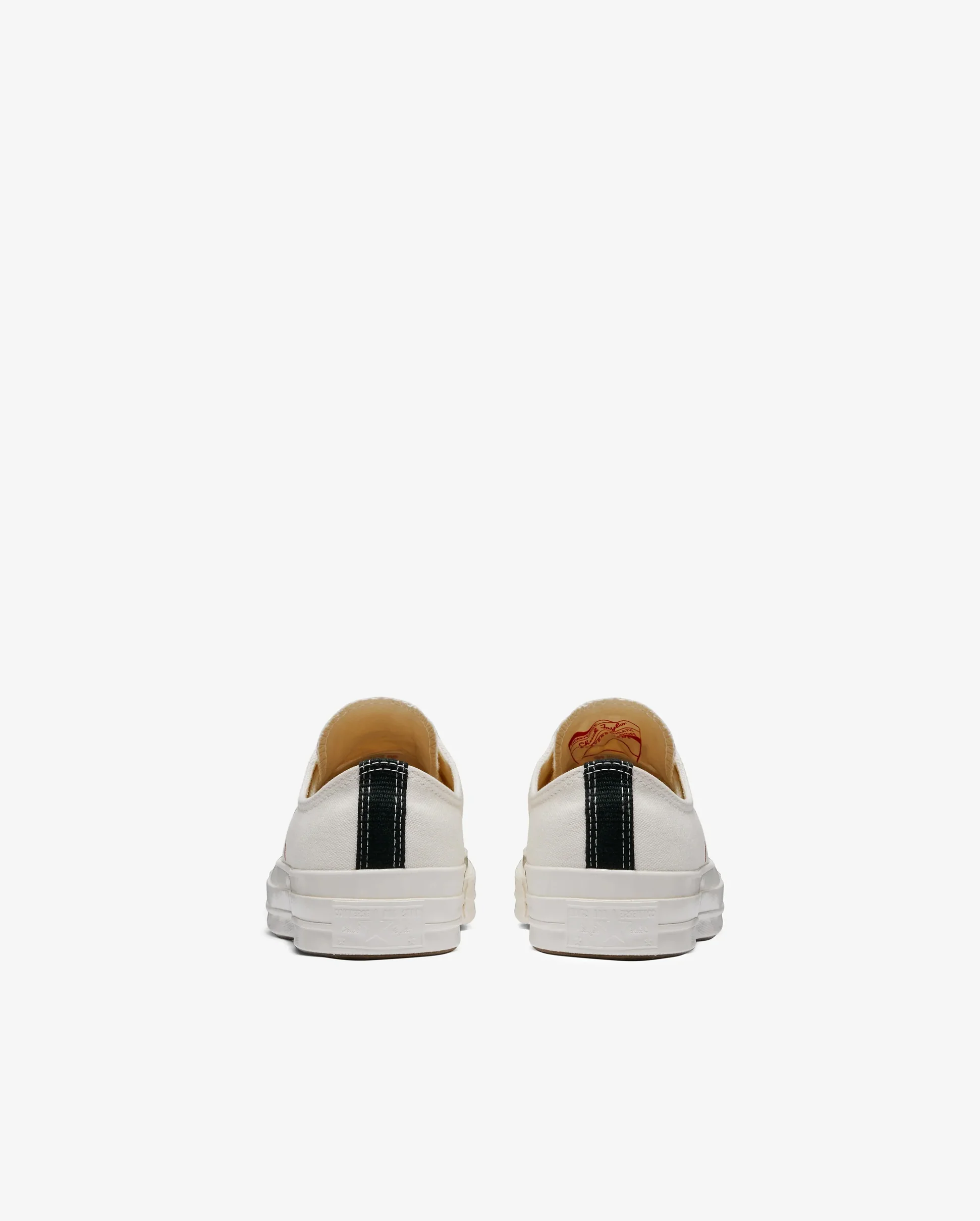 CHUCK TAYLOR LOW SMALL RED HEART / BEIGE - Image 4