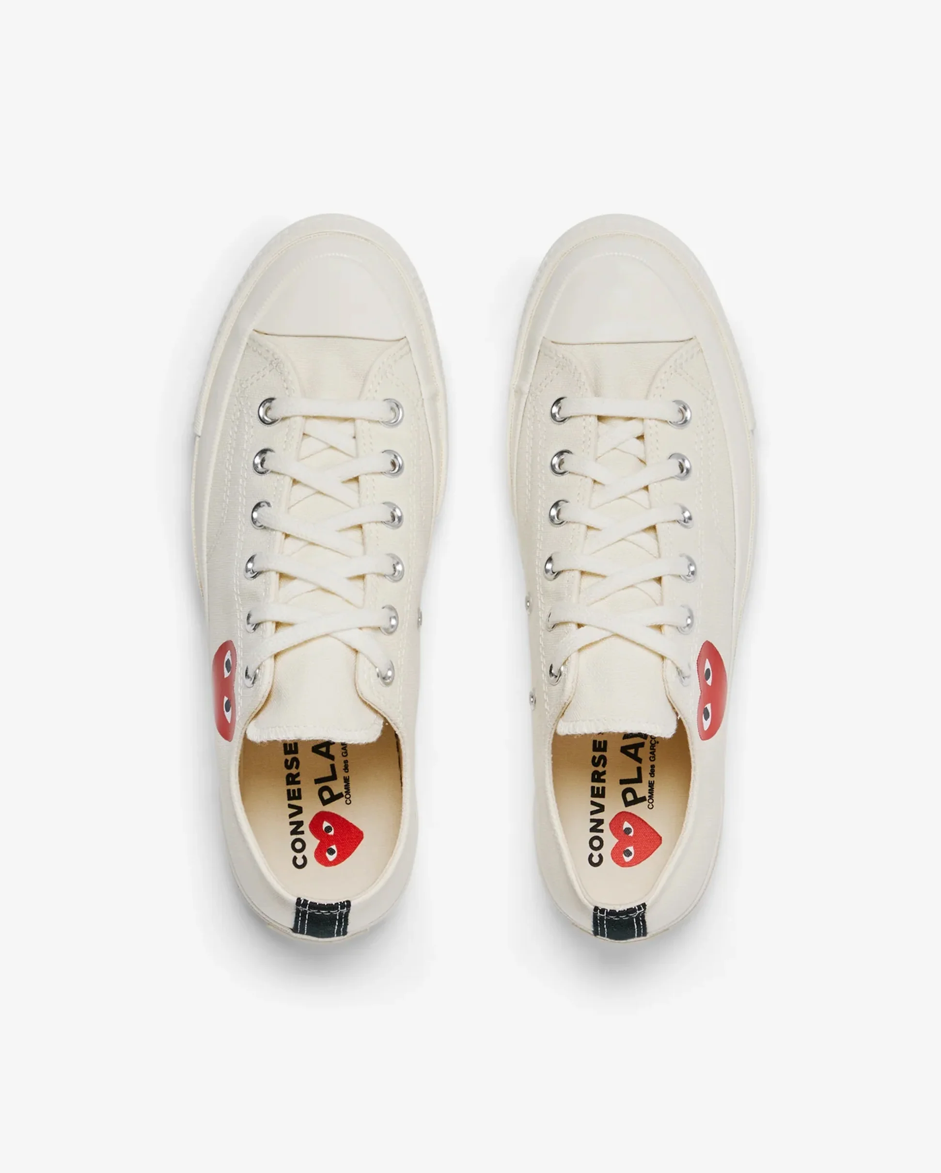 CHUCK TAYLOR LOW SMALL RED HEART / BEIGE - Image 5