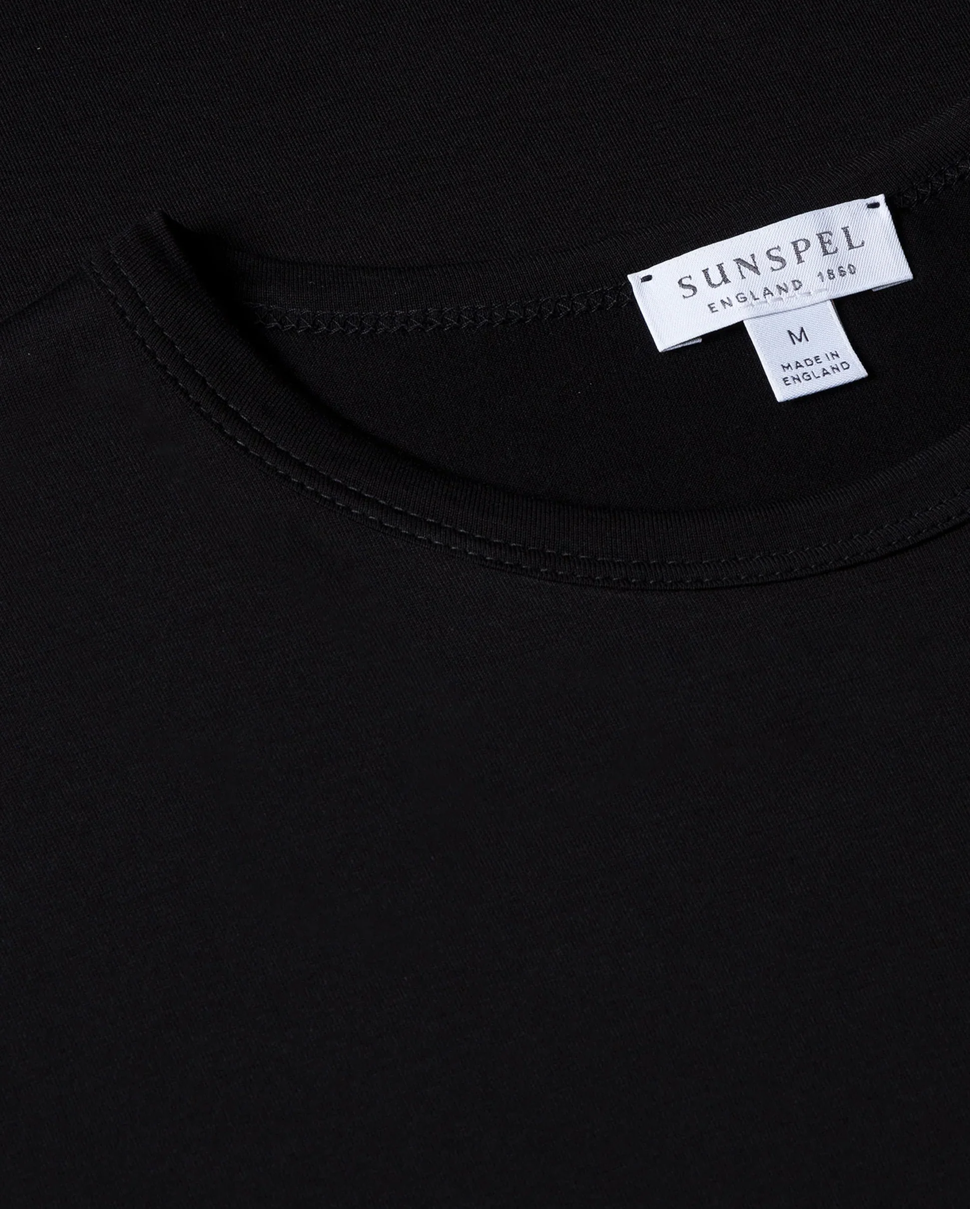 CLASSIC CREW NECK T-SHIRT / BLACK - Image 5