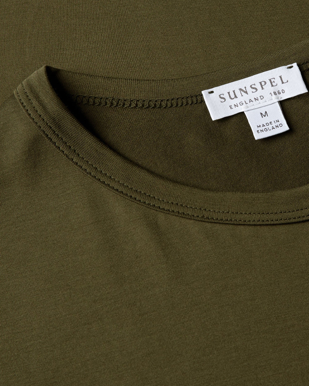 CLASSIC CREW NECK T SHIRT / DEEP OLIVE - Image 5