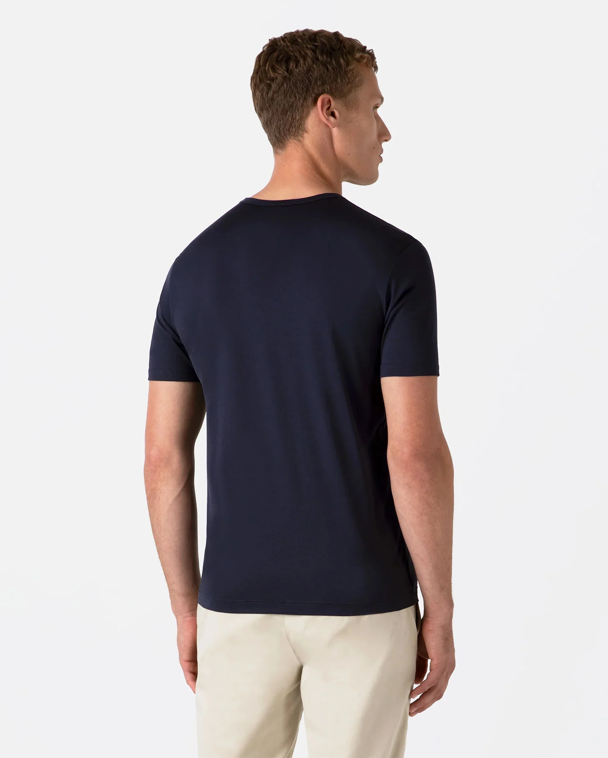 CLASSIC CREW NECK T-SHIRT / NAVY - Image 3