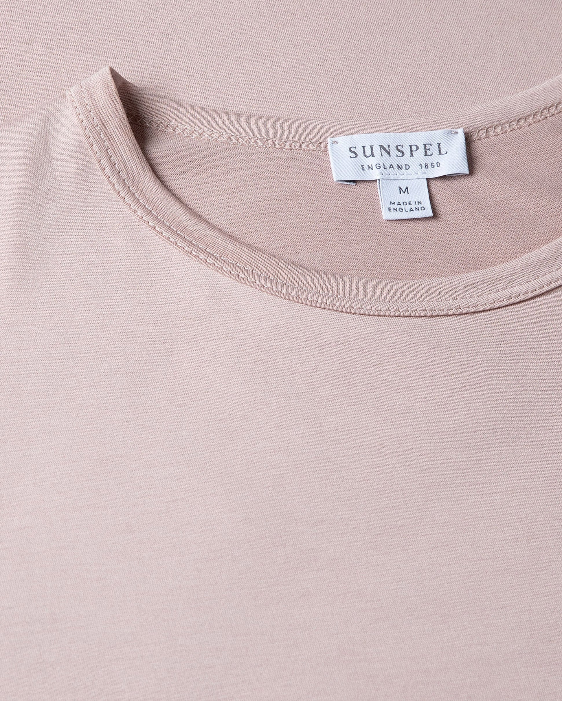 CLASSIC CREW NECK T SHIRT / PALE PINK - Image 5