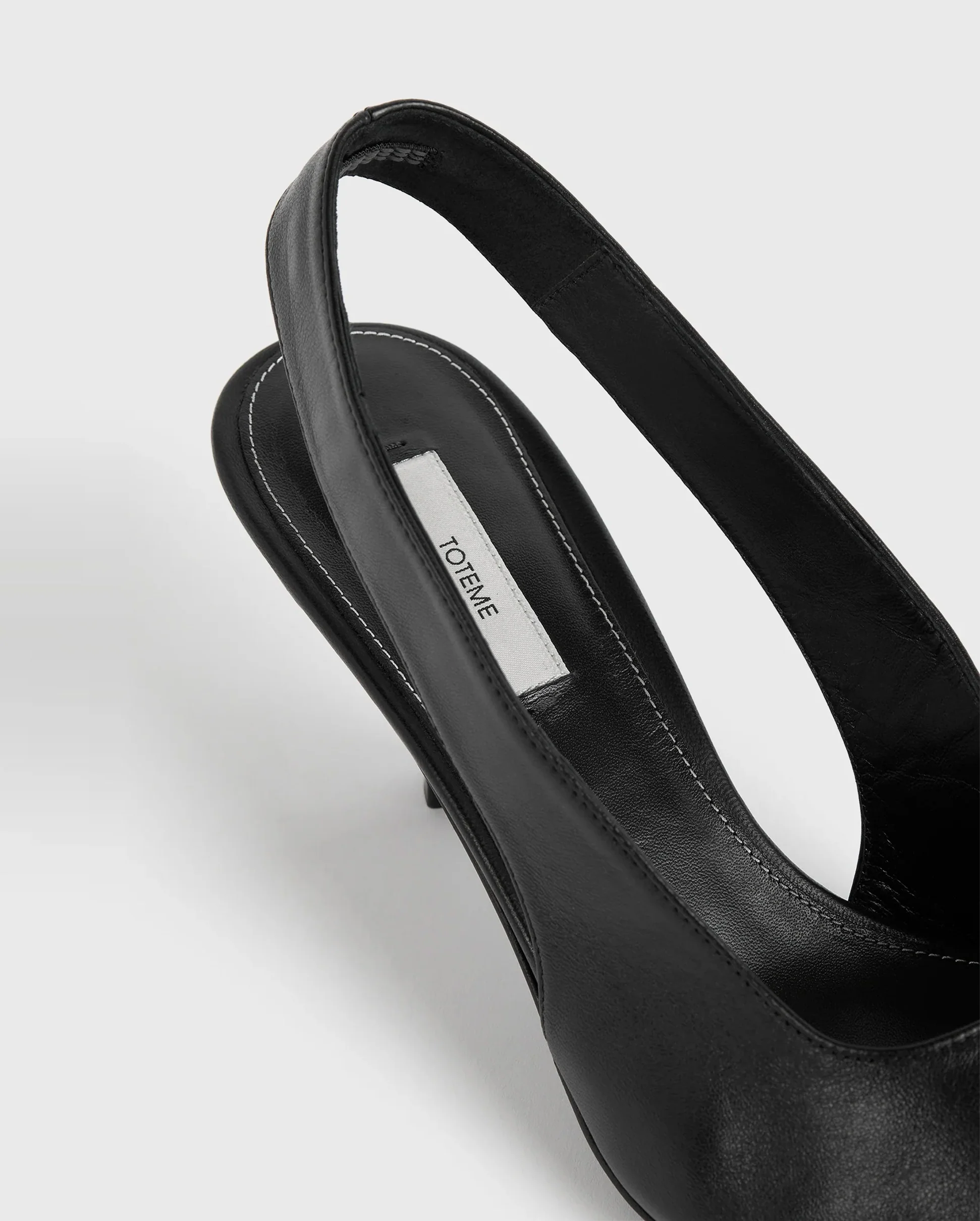 CLASSIC LEATHER SLINGBACKS / BLACK - Image 3