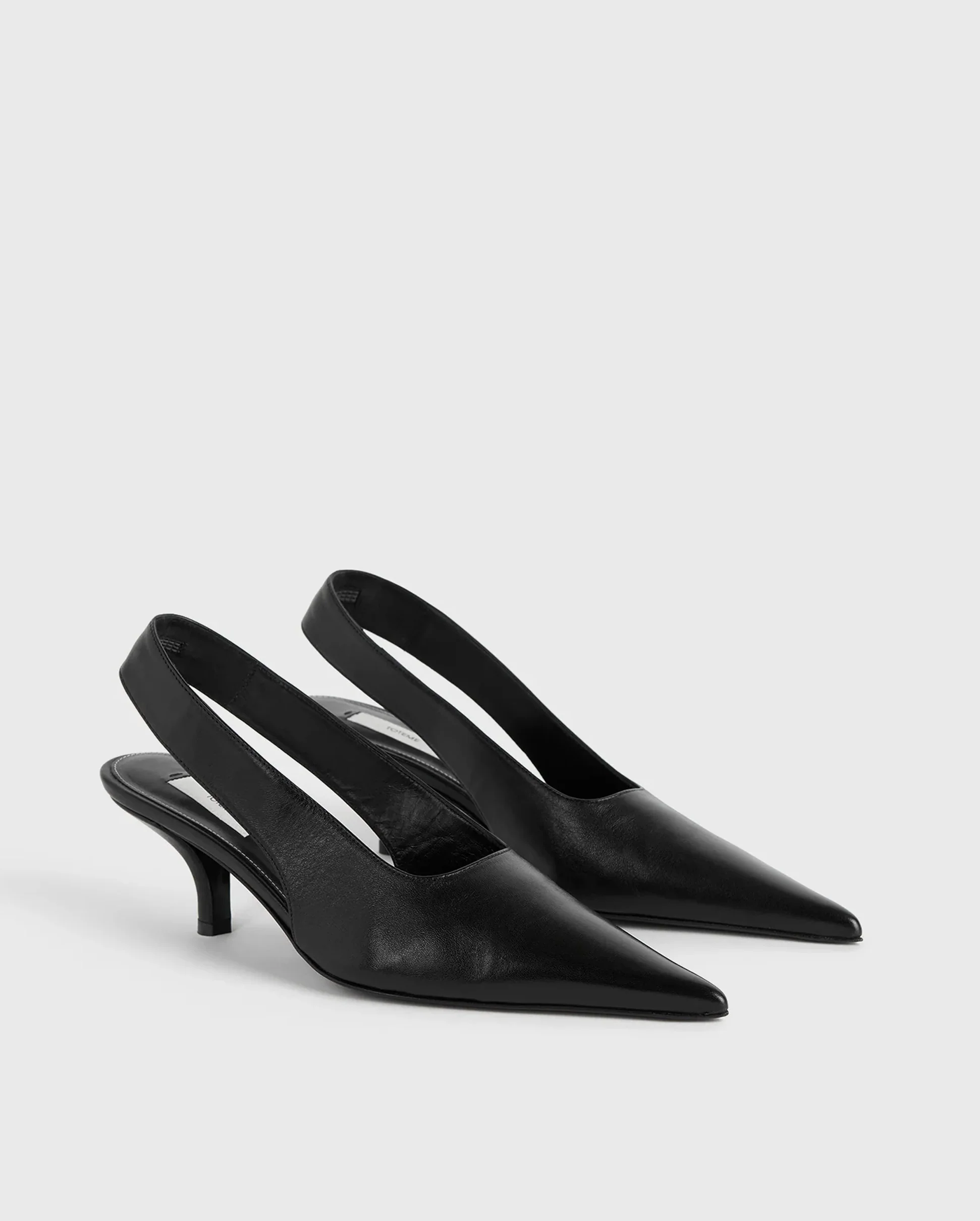 CLASSIC LEATHER SLINGBACKS / BLACK - Image 5