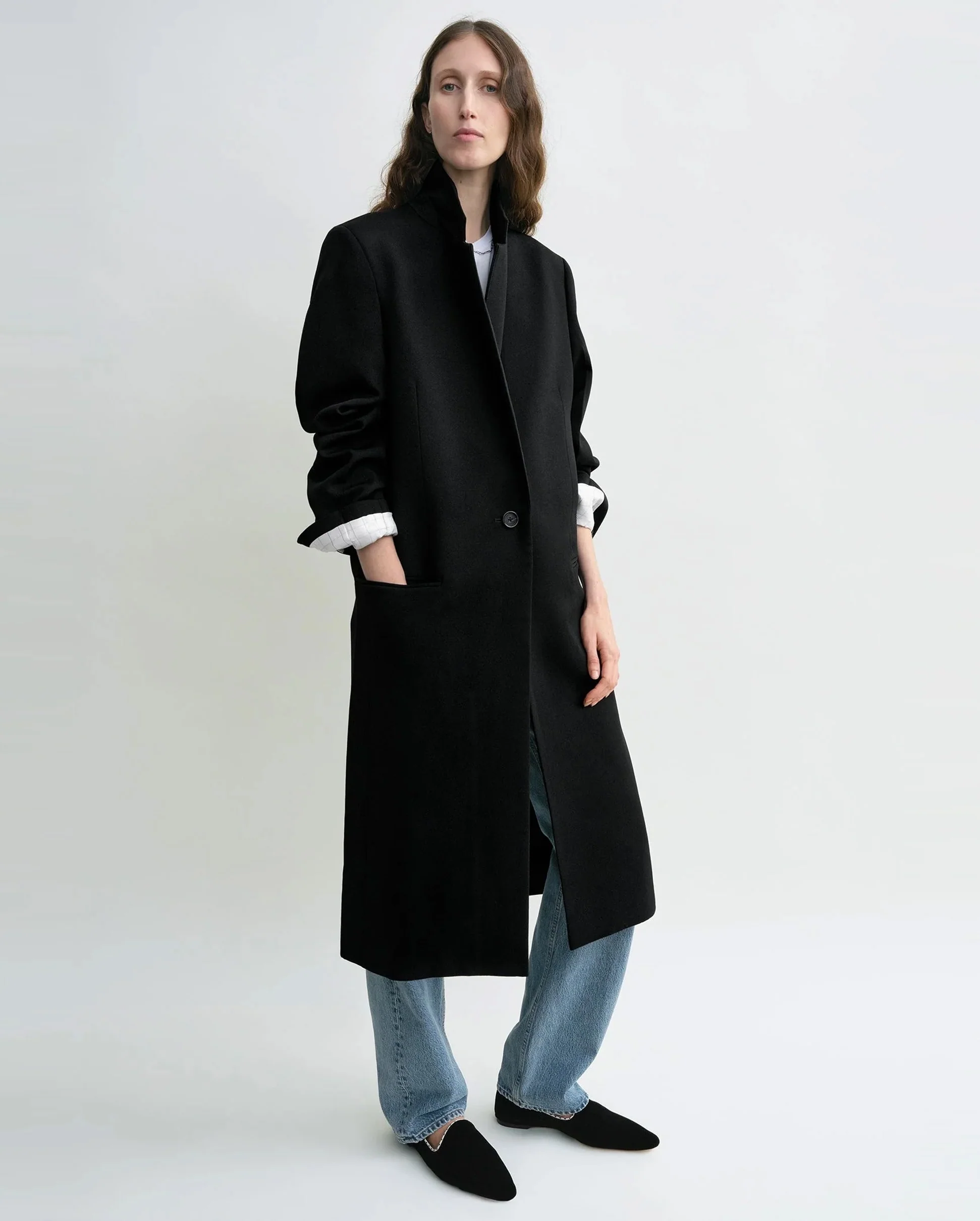 CLASSIC TAILORED COAT / BLACK