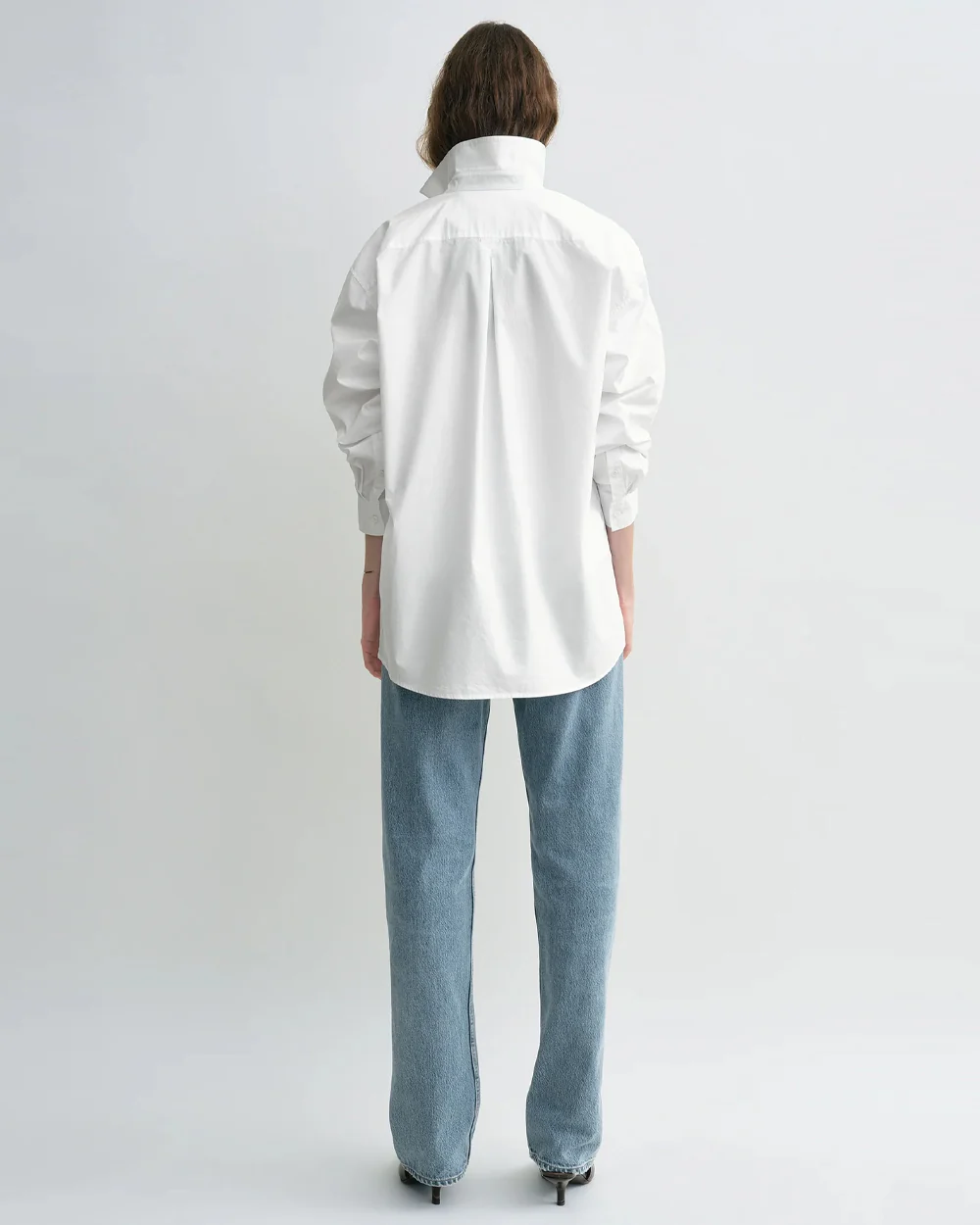 CLASSIC TUMBLED SHIRT / WHITE - Image 4