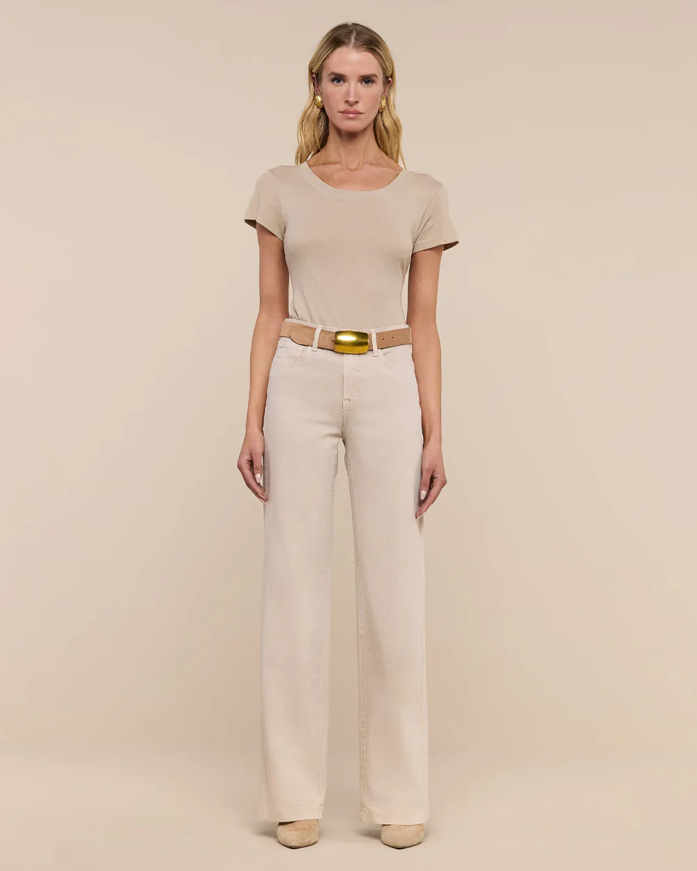 CLAYTON WIDE LEG / BISCUIT - Image 2