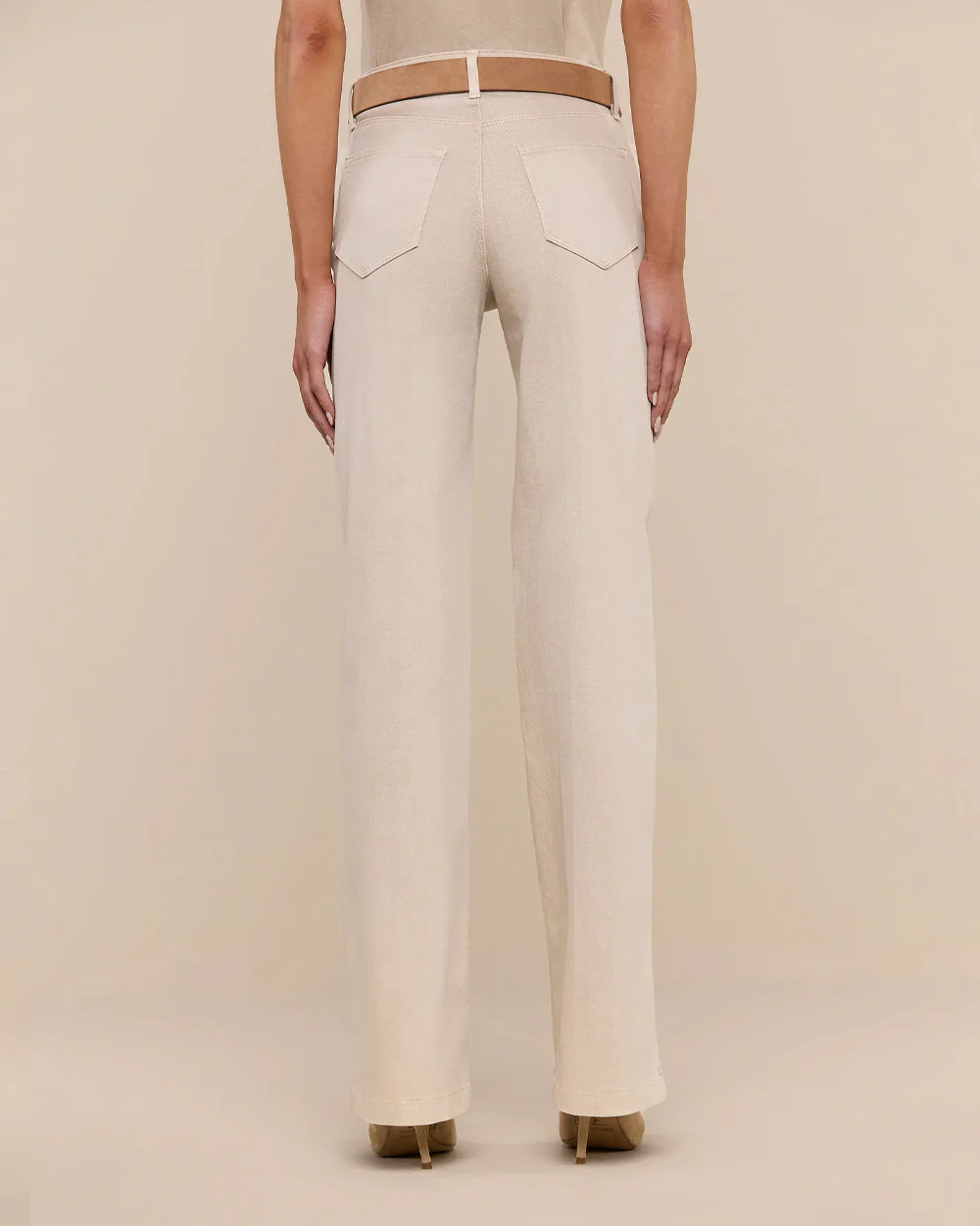 CLAYTON WIDE LEG / BISCUIT - Image 4