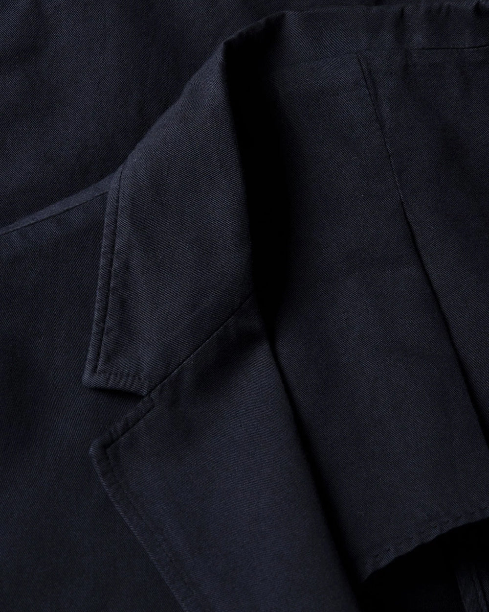 COTTON LINEN BLAZER / NAVY - Image 3