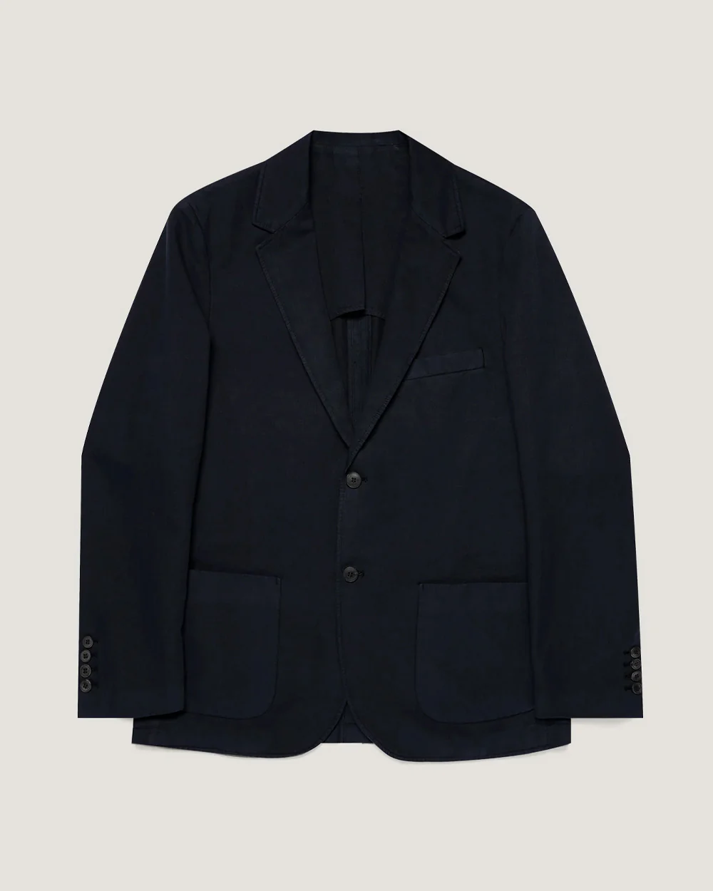 COTTON LINEN BLAZER / NAVY - Image 7