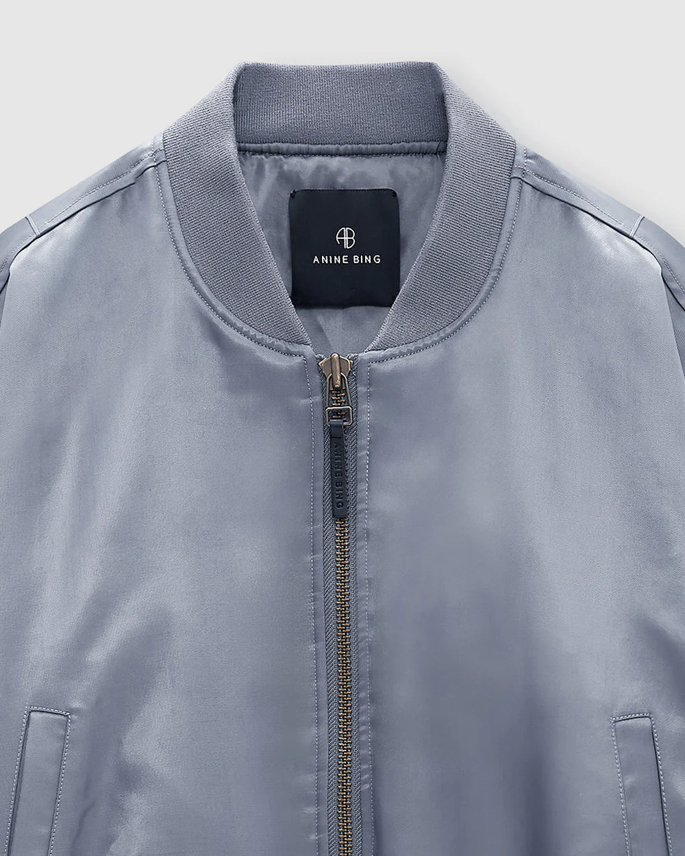 CROPPED LEON BOMBER / DARK GREY - Image 4