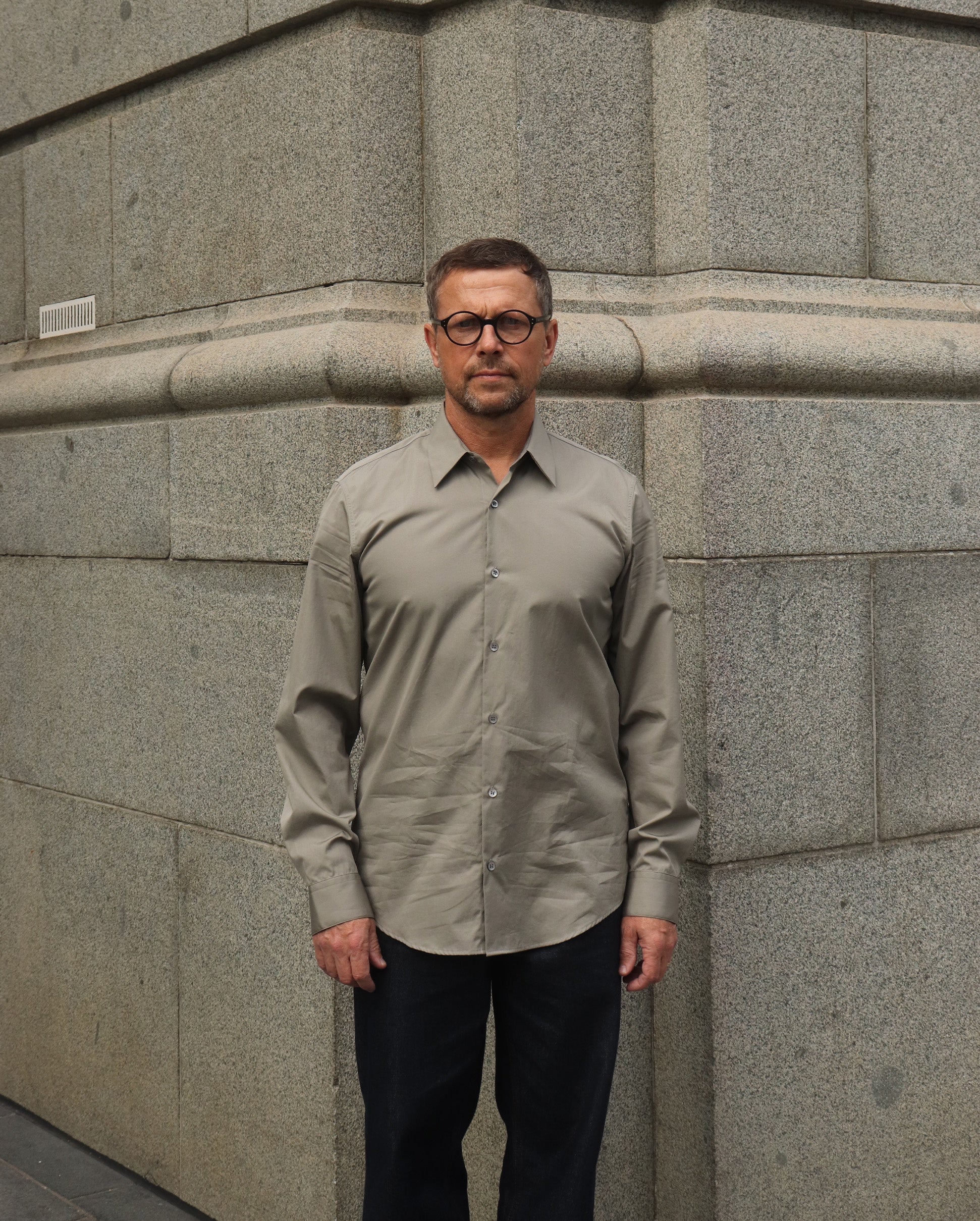 CURLES SHIRT 1374 / CEMENT