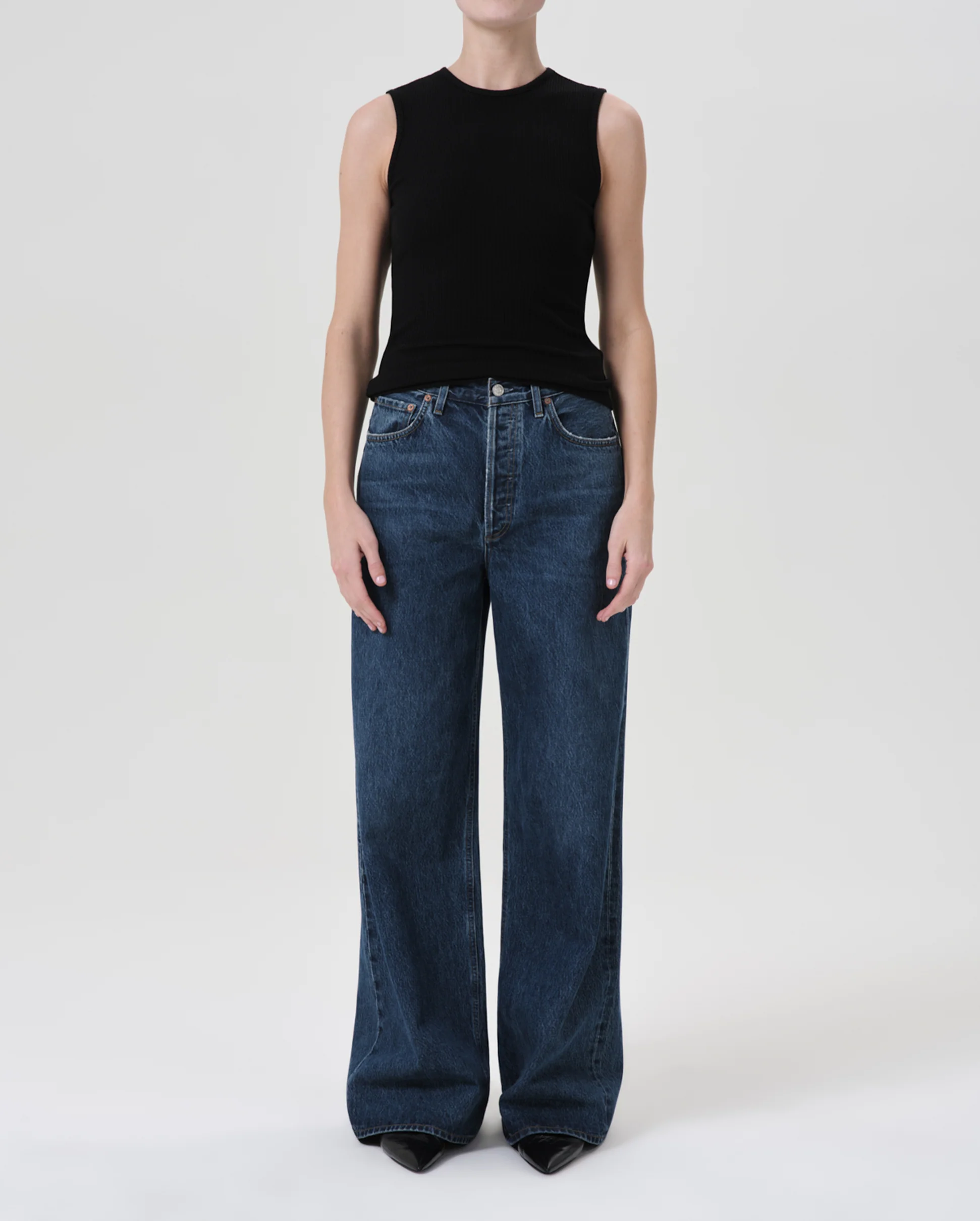 DAME HIGH RISE WIDE LEG NO CUFF / ENAMOUR - Image 5