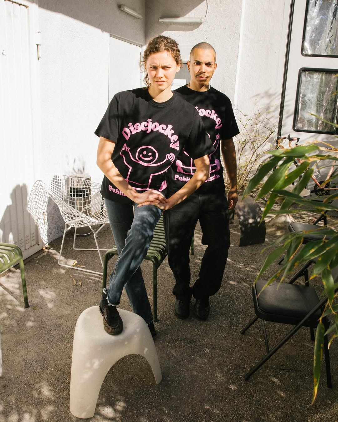 DEEJAY T-SHIRT / BLACK - Image 2