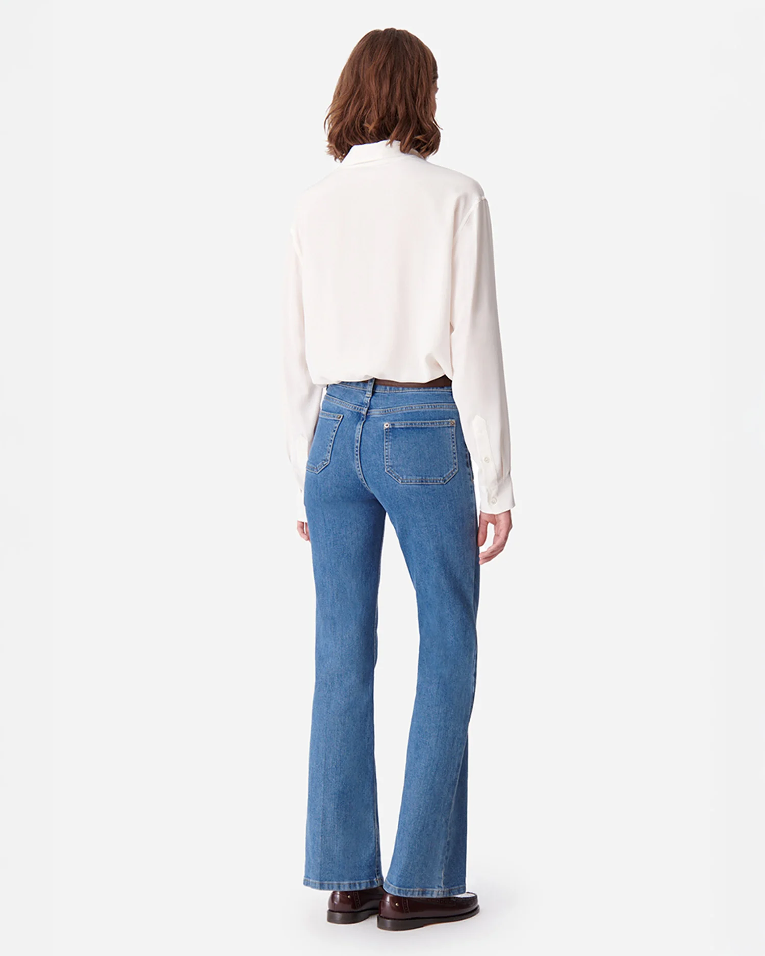 DOMPAY FLARE JEANS / INDIGO CLAIR - Image 5