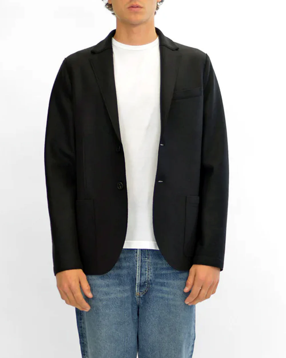 BLAZER LIGHT PRESSED WOOL / BLACK - Image 3