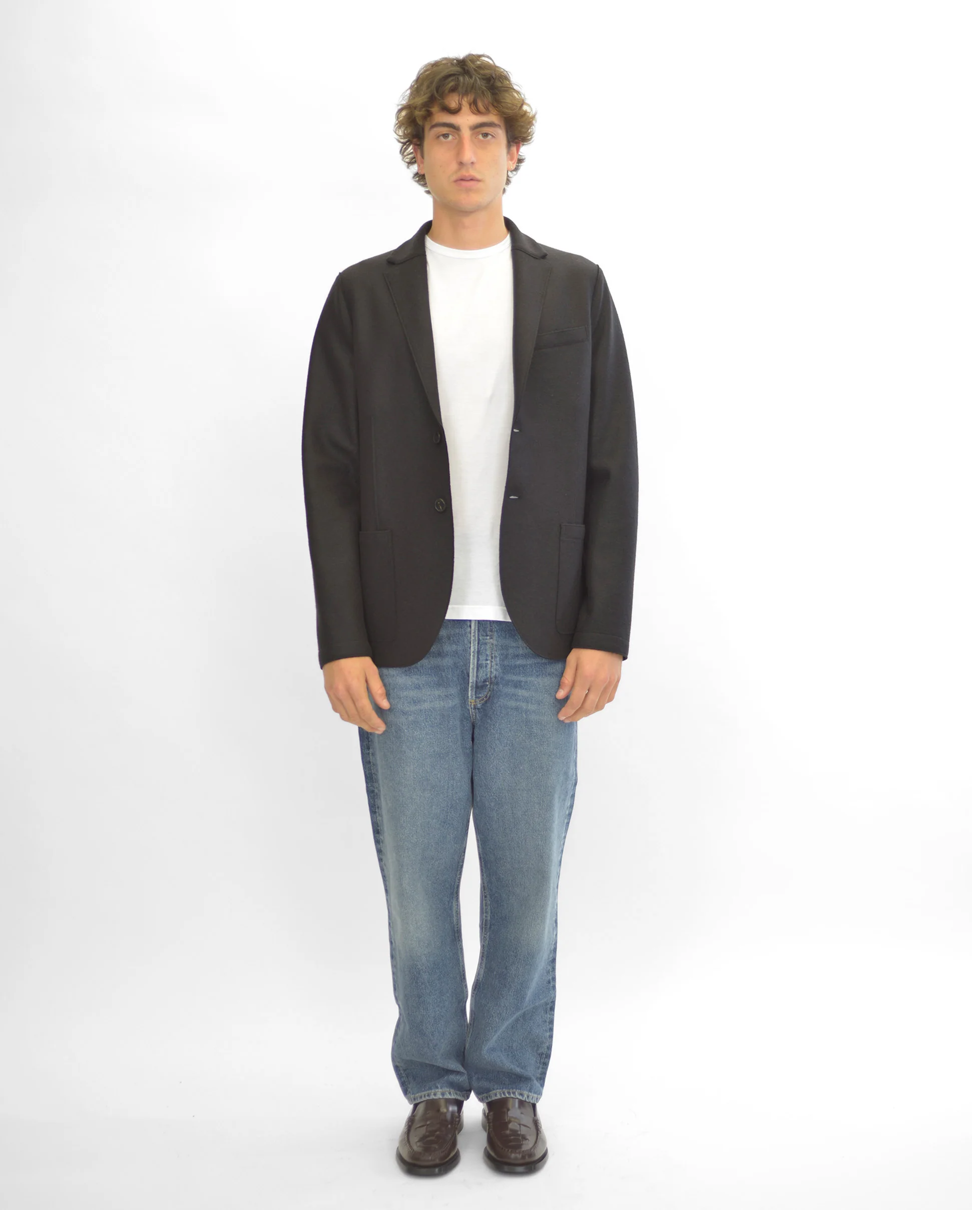 BLAZER LIGHT PRESSED WOOL / BLACK - Image 4