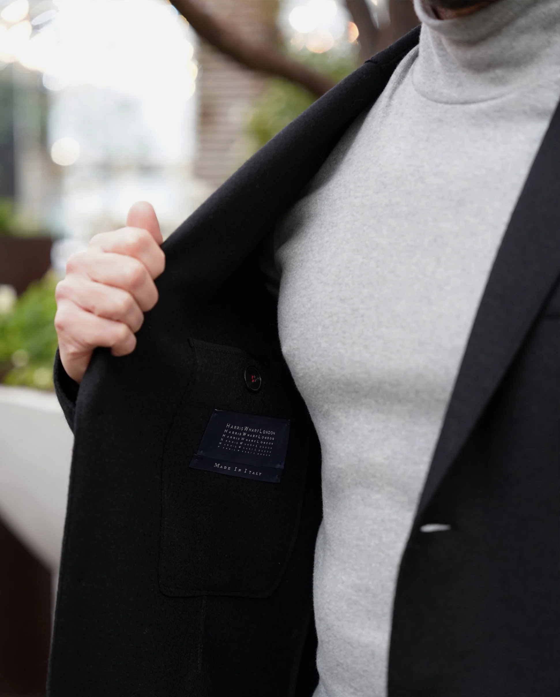 BLAZER LIGHT PRESSED WOOL / BLACK - Image 7
