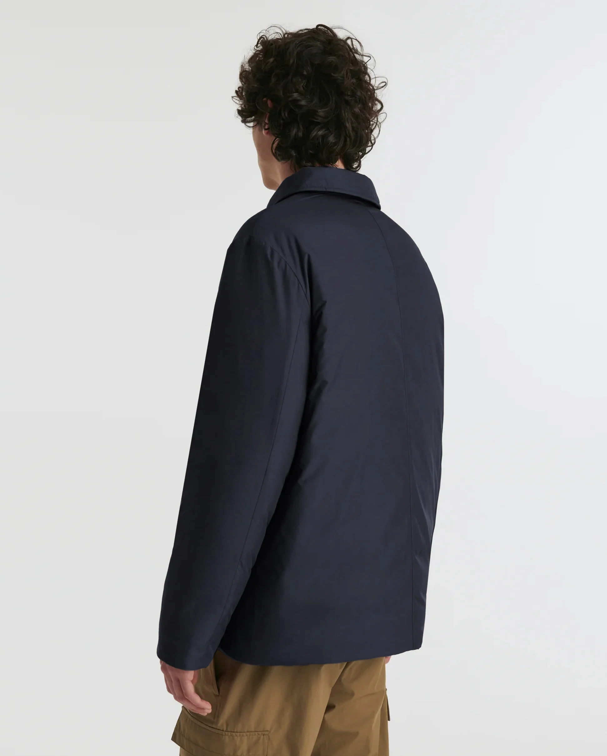 DOWN OVERSHIRT JACKET 77CM / NIGHT - Image 3