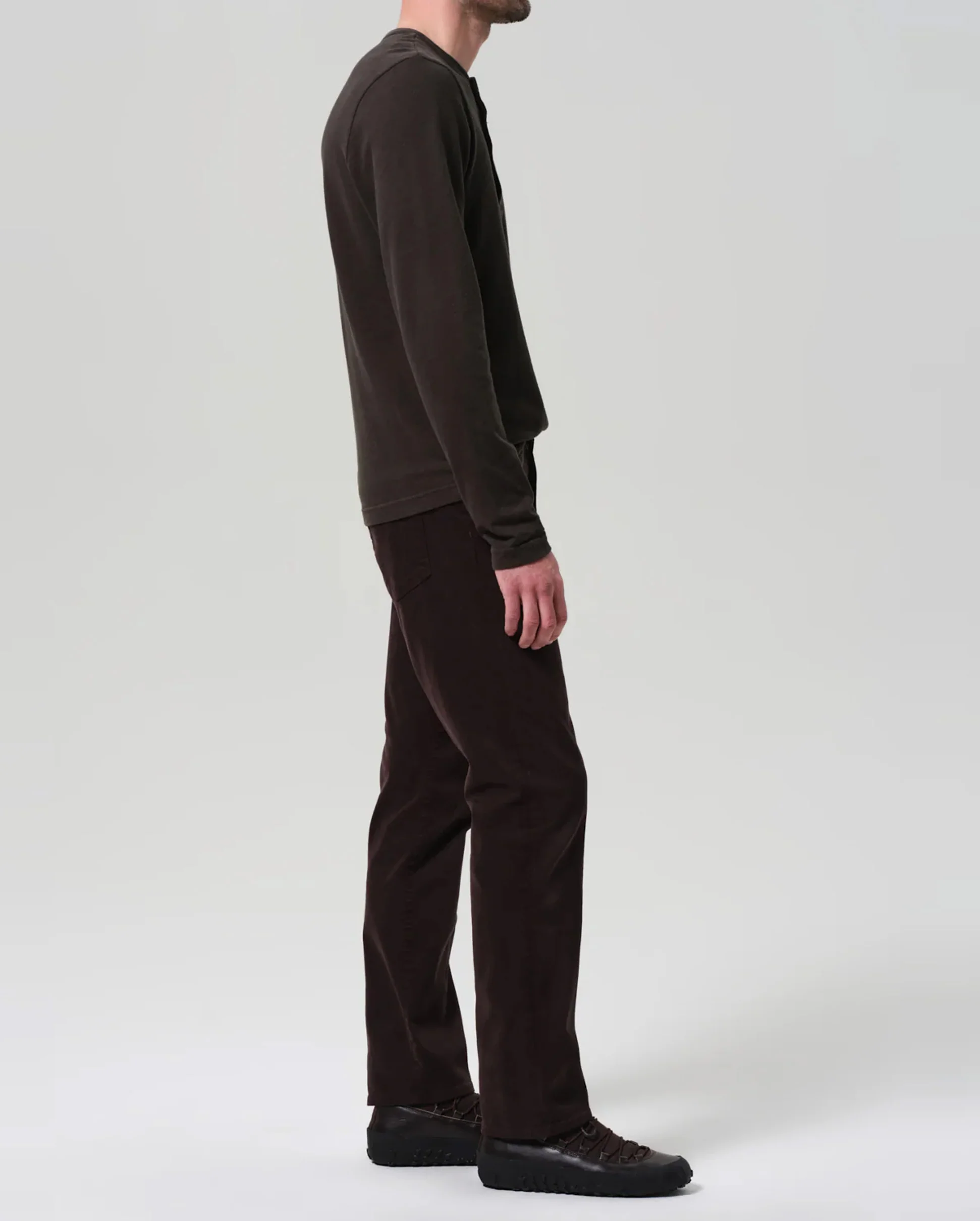 ELIJAH RELAXED STRAIGHT CASHMERE TOUCH / TOAST - Image 4