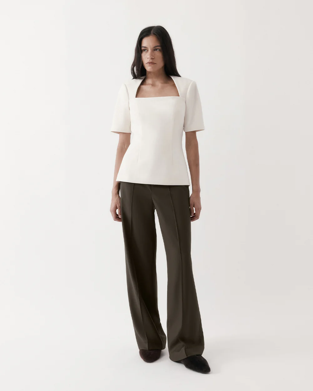 ELISE TOP / IVORY - Image 2